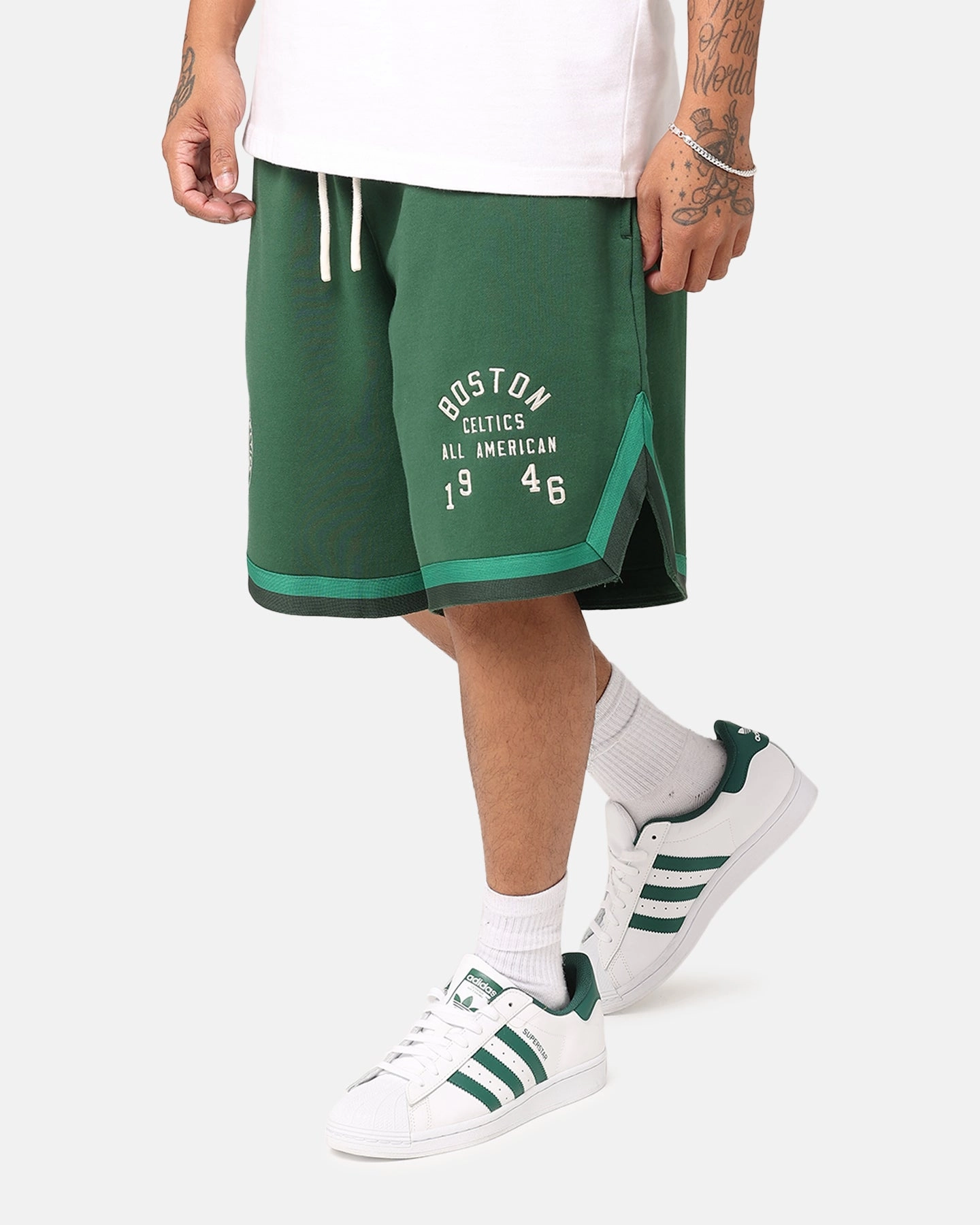 Sun Protection Mitchell & Ness Boston Celtics All American Shorts Faded Dark Green