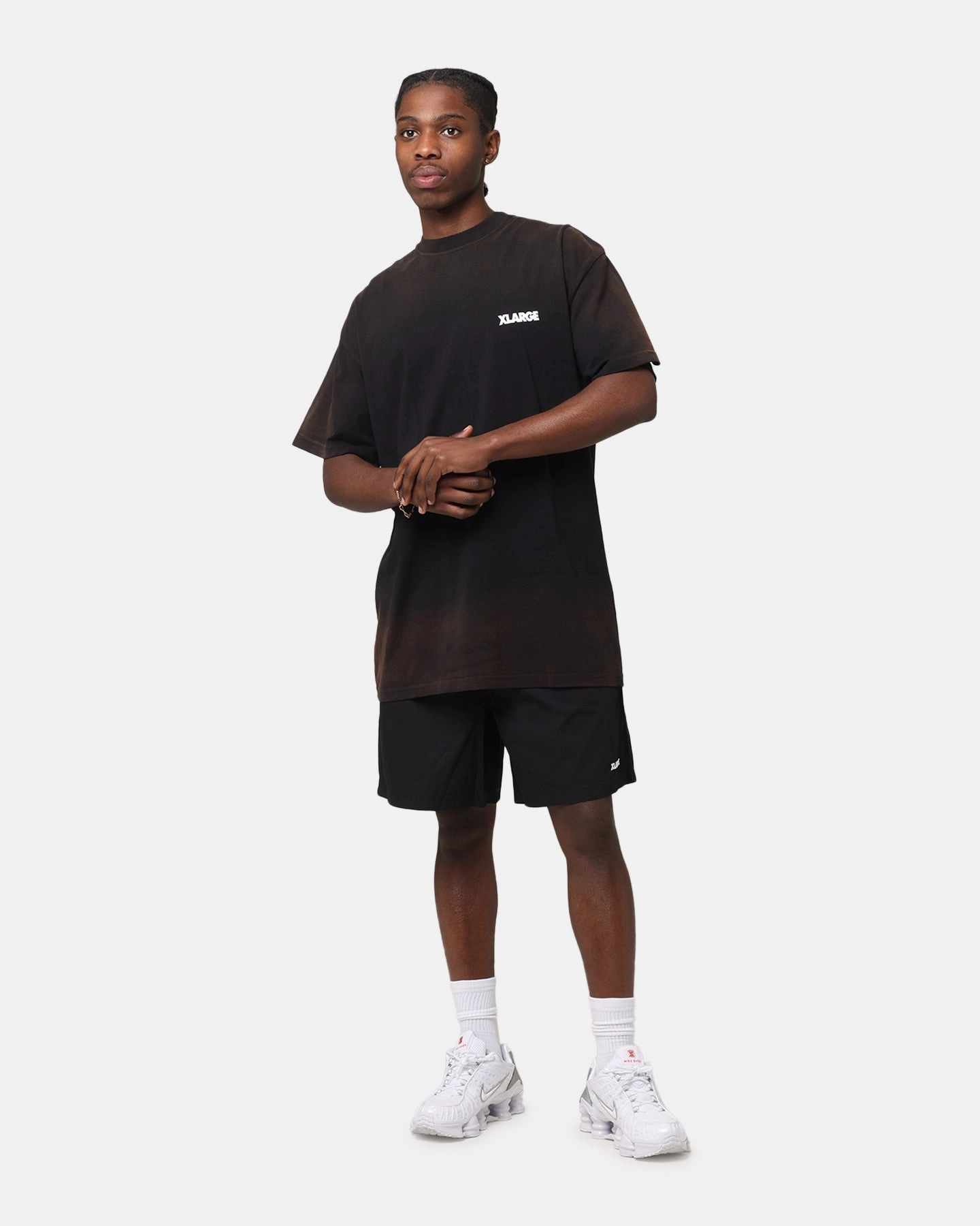 X-Large 91 Stock Beach Shorts Black Abrasion Resistant Material