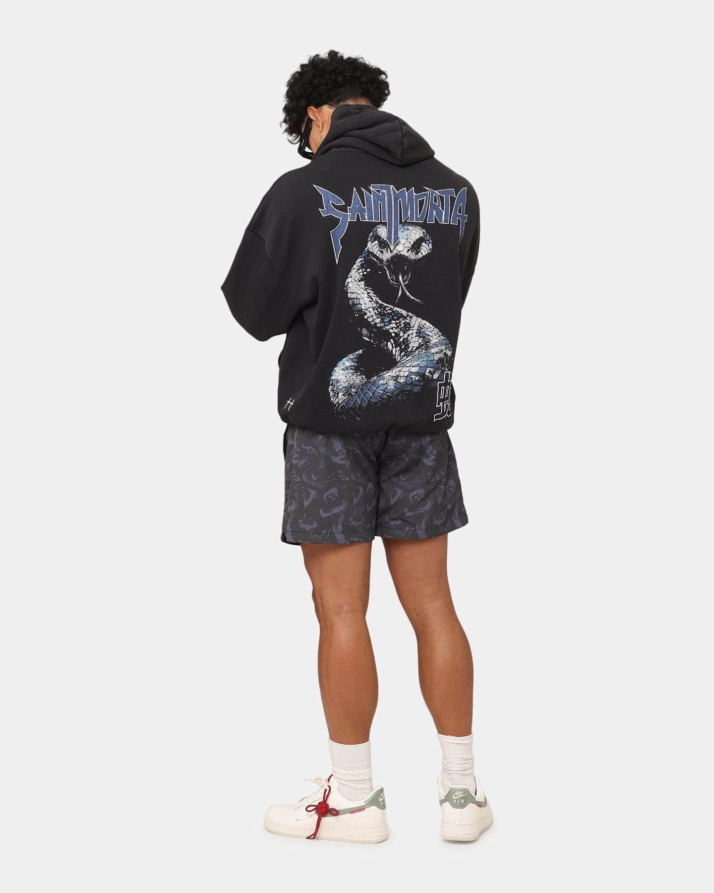 Saint Morta Year Of The Snake Hoodie Vintage Black Product Unique Piece