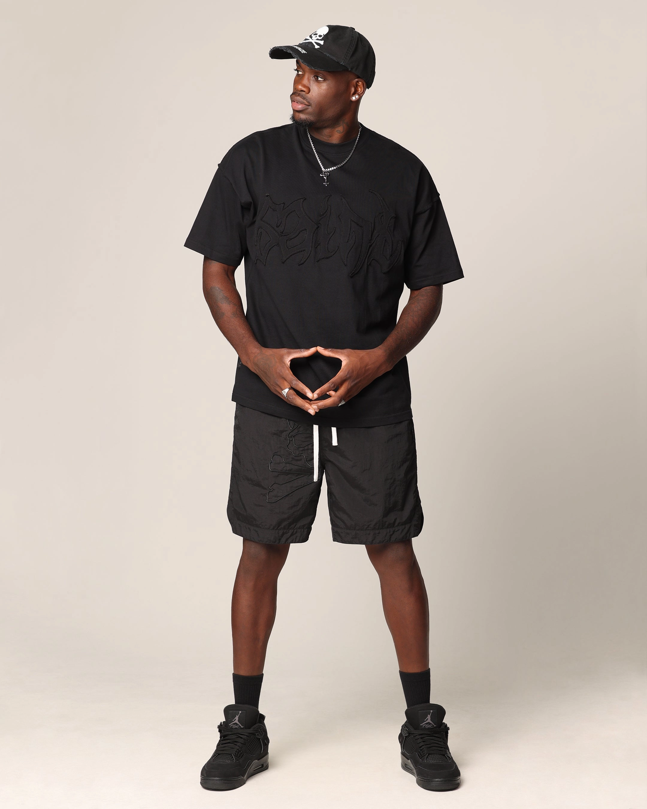 Saint Morta Hellfire Shorts Black Athletic Wear