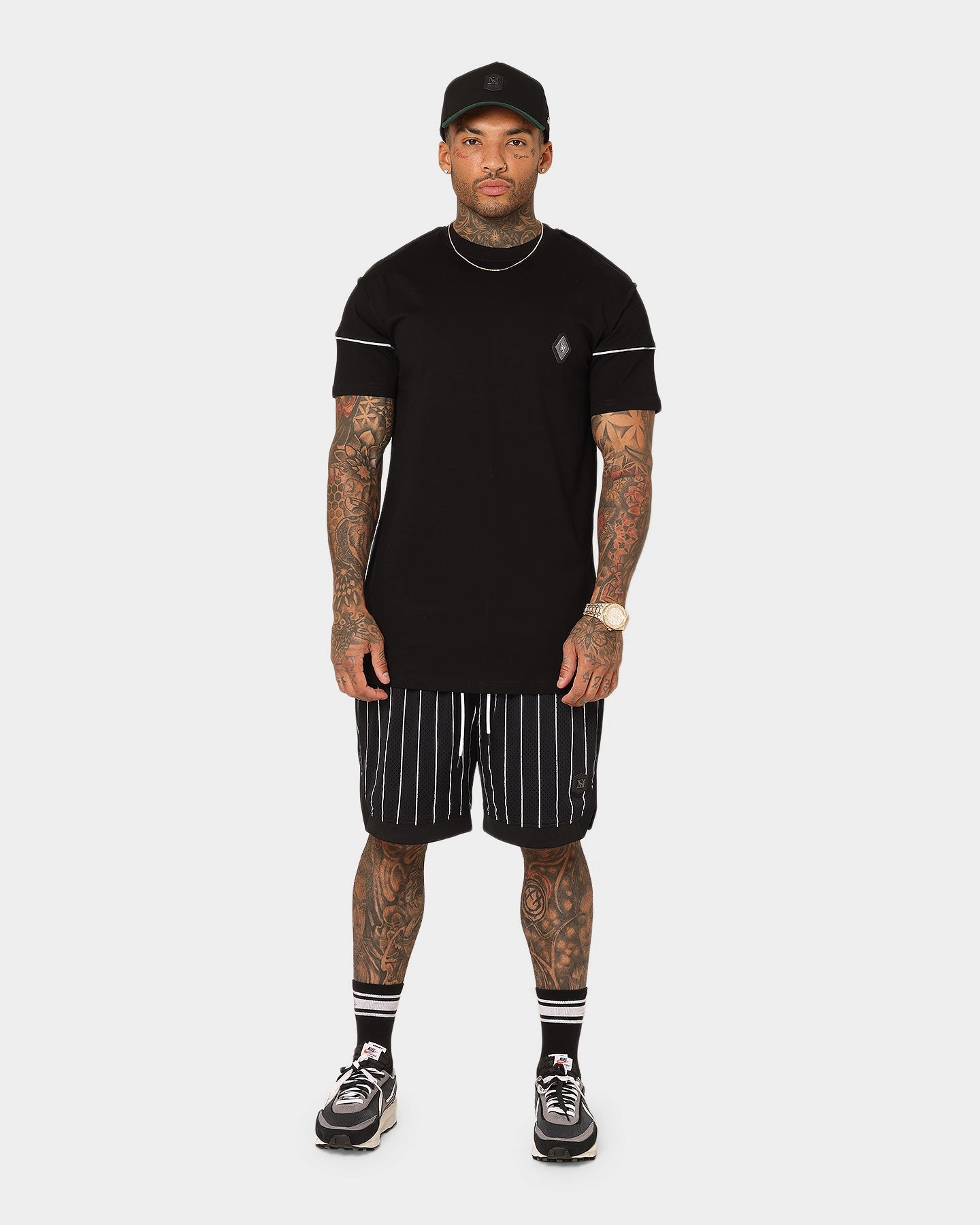 Saint Morta Exhibition Basketball Shorts Black muted colors