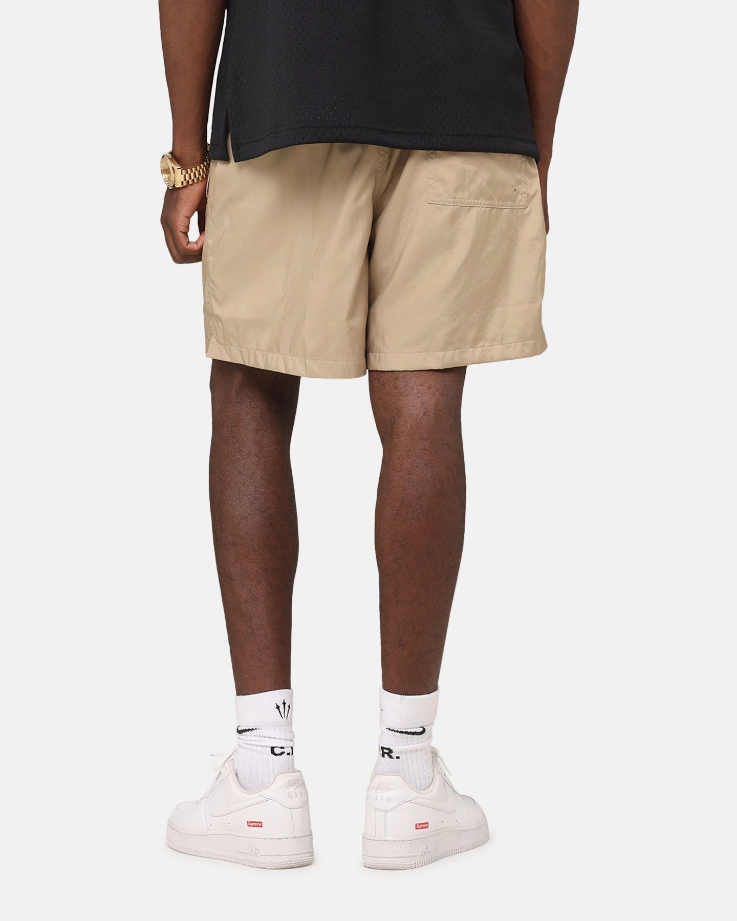Nike Club Flow Shorts Beige/White Chill Style lounging clothes
