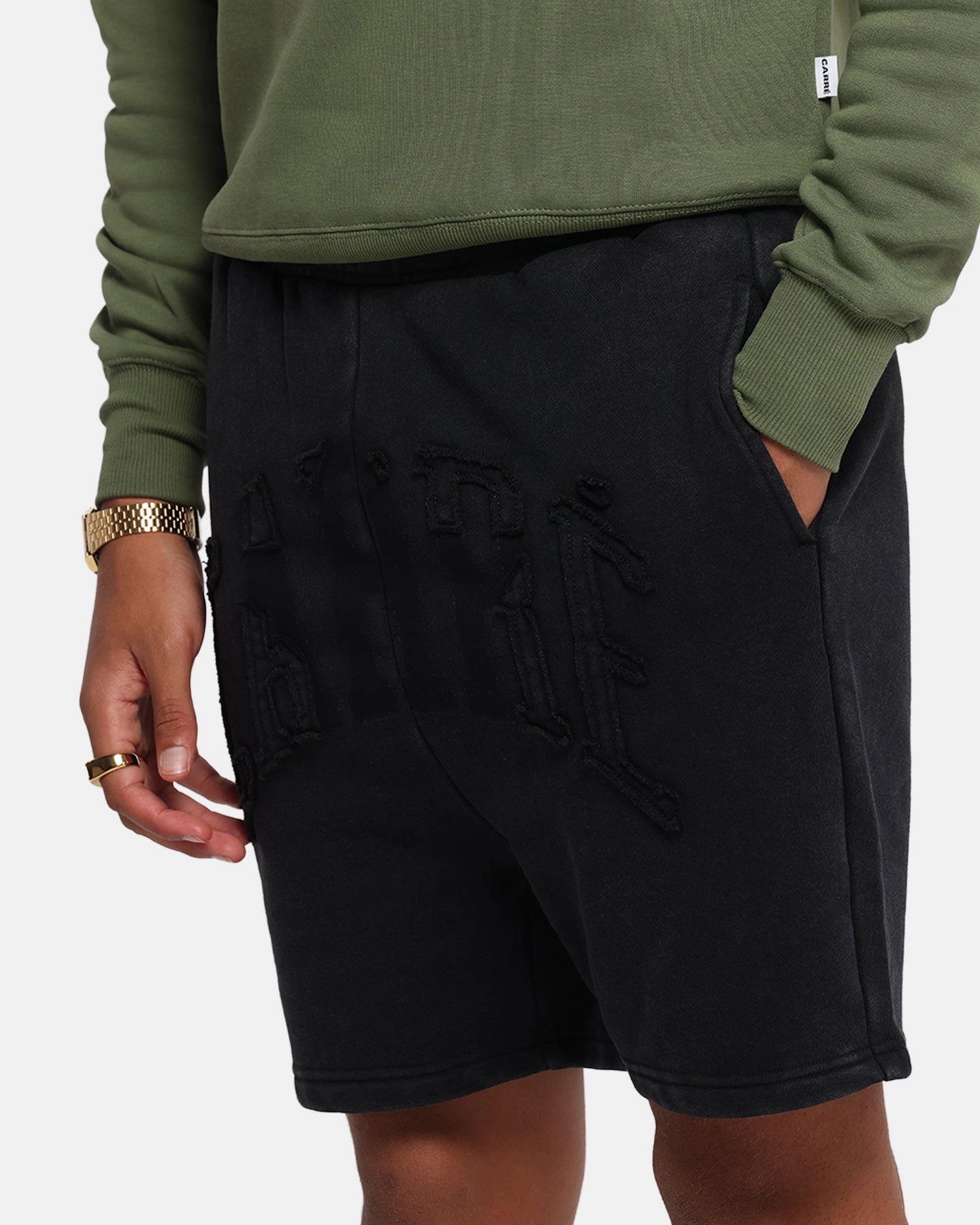 Carre Con-Star Sweat Shorts Black Color Variety