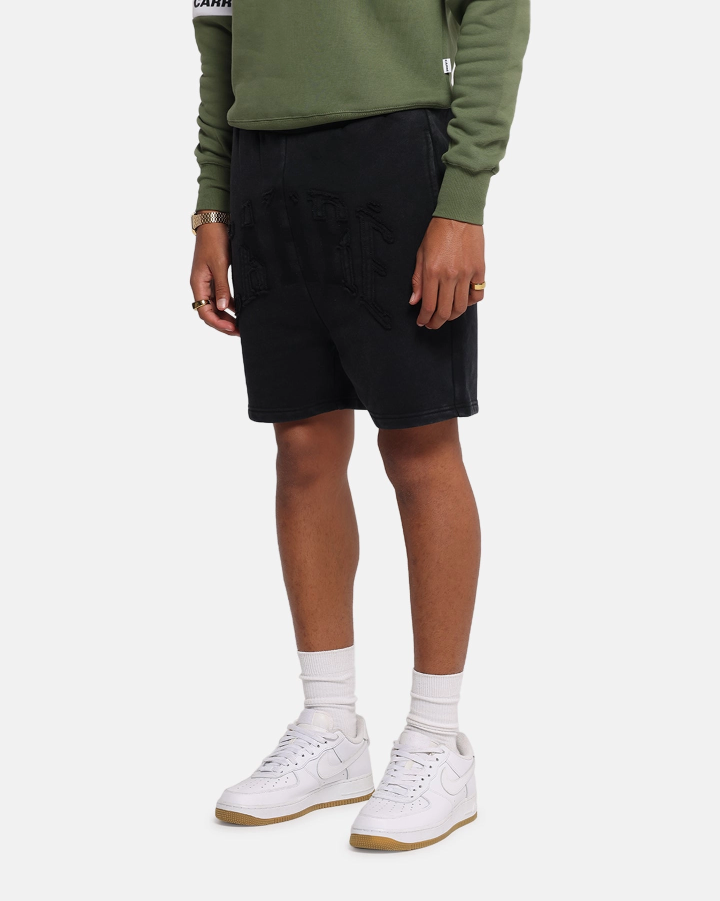 Carre Con-Star Sweat Shorts Black dress shirt