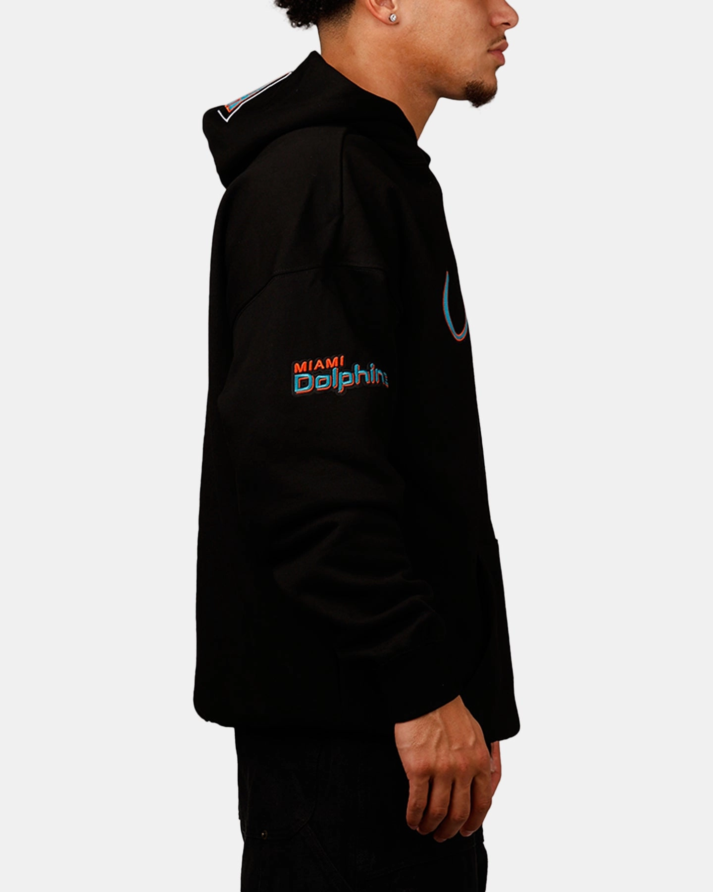 Pro Standard Miami Dolphins City Hoodie Black Easy Care