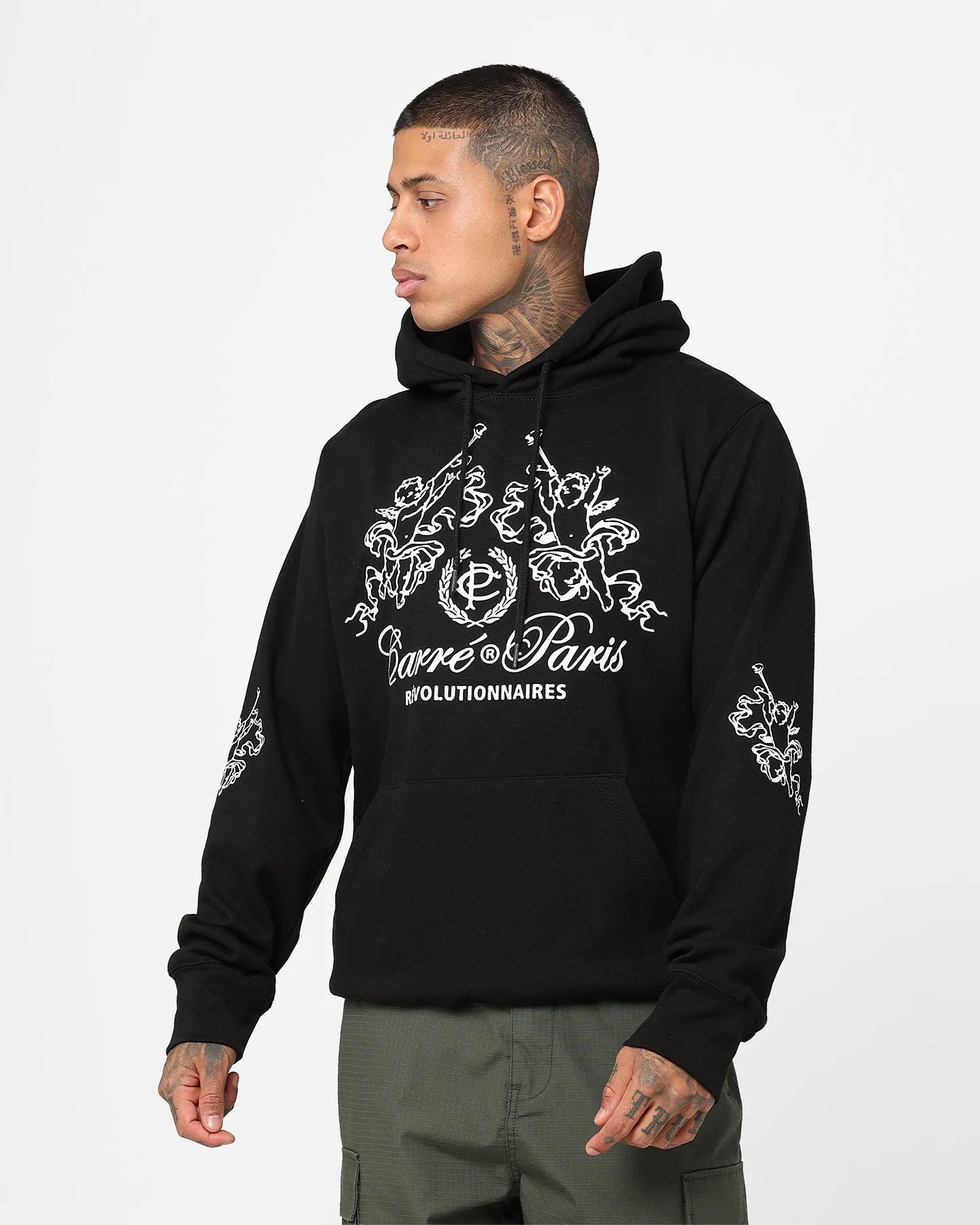 Carre Cupid Hoodie Black Slim-fit