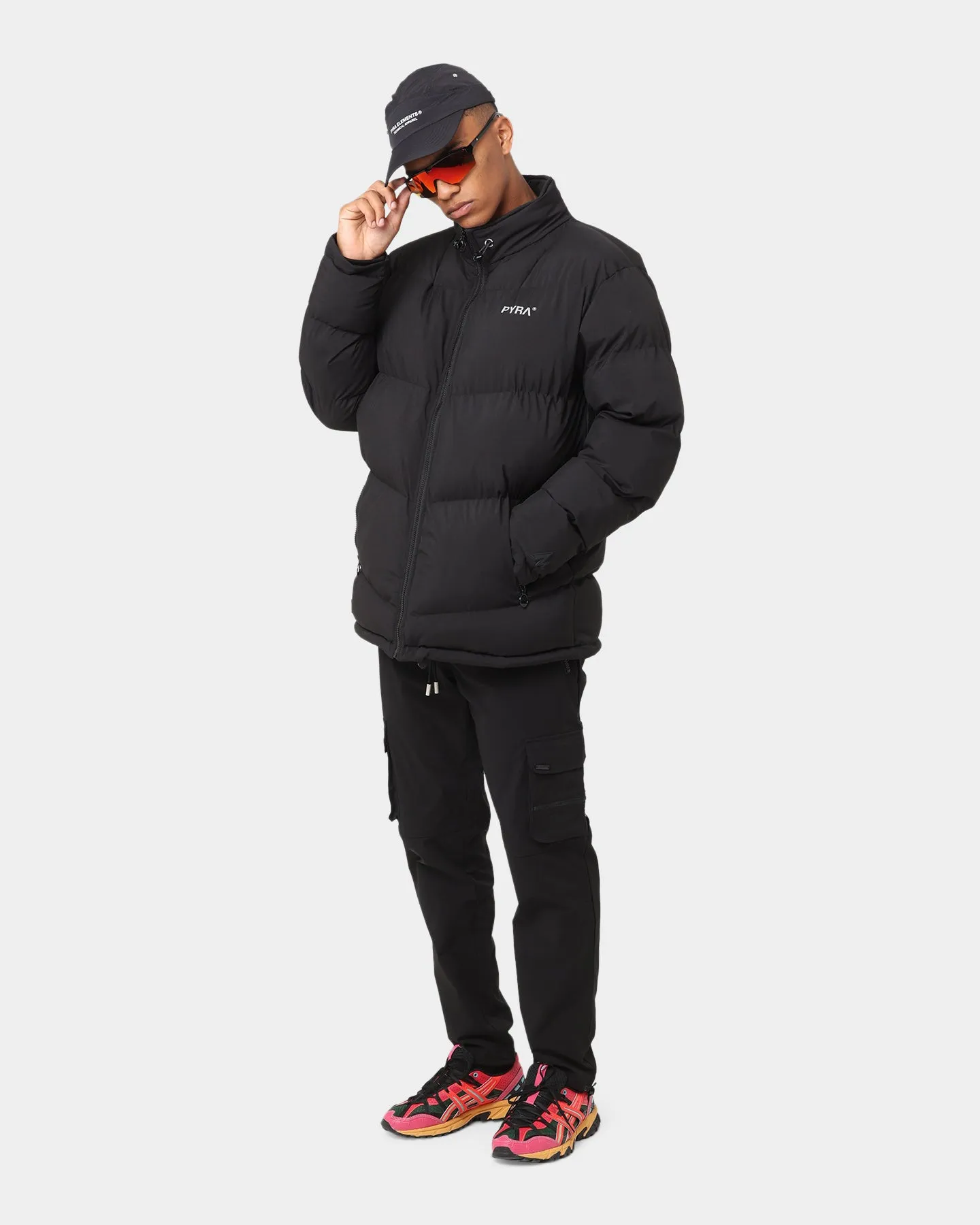 Bohemian PYRA Padded Puffa Jacket Black