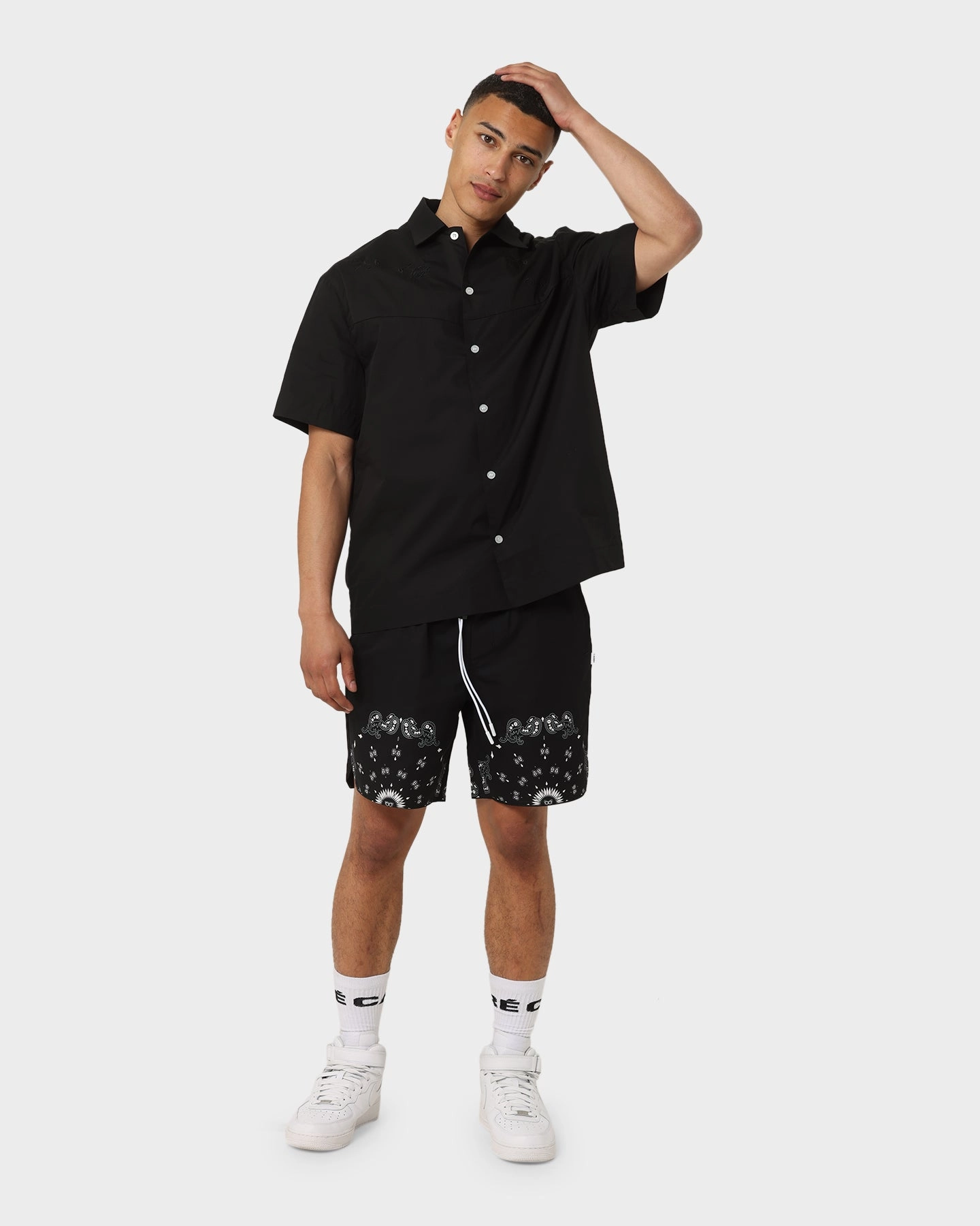 Reinforced Seams Carre Raphael LP Shorts Black
