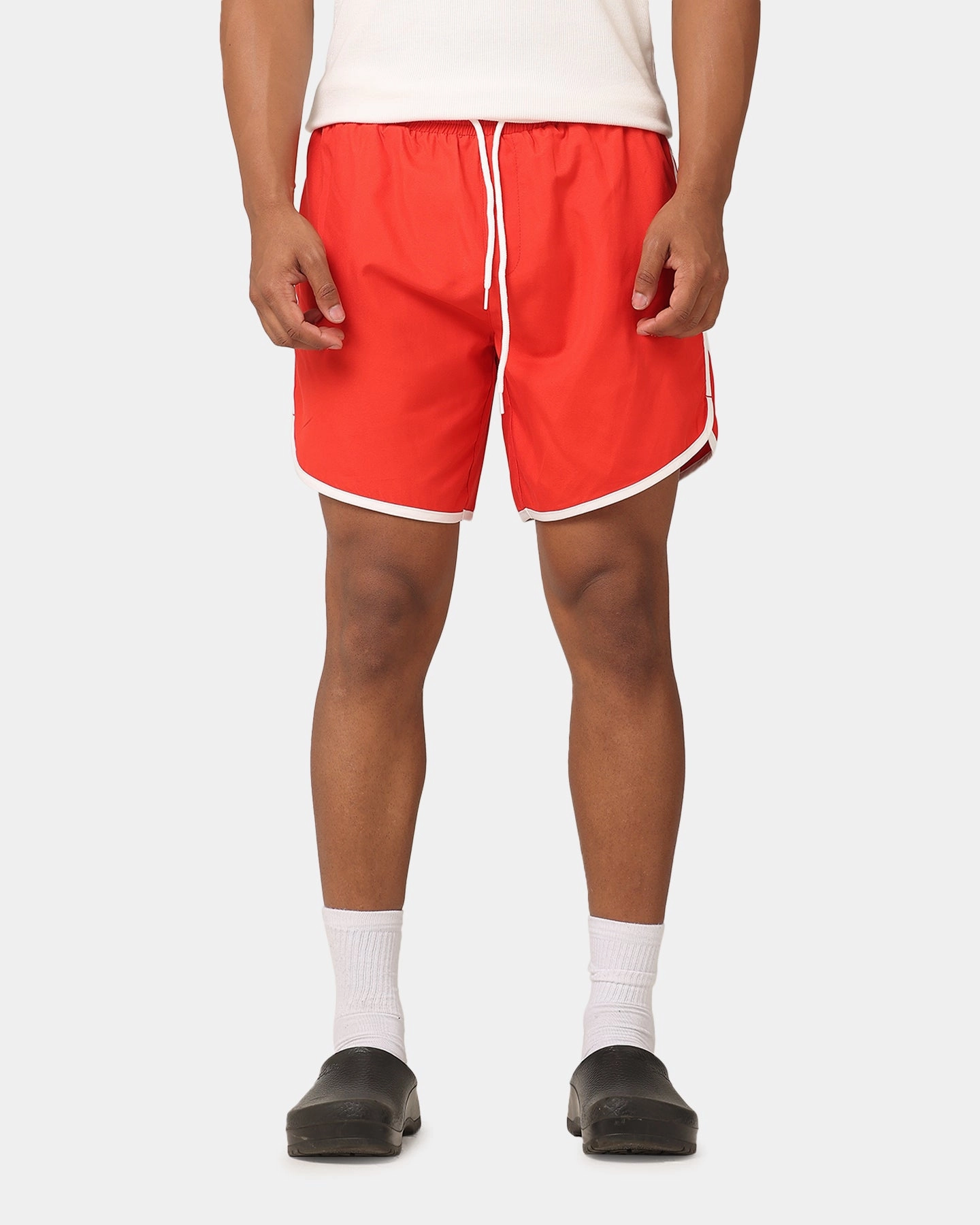 XXIII Summer Swim Shorts Red Ventilated Panels activewear option