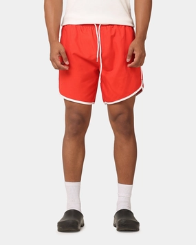XXIII Summer Swim Shorts Red Ventilated Panels activewear option