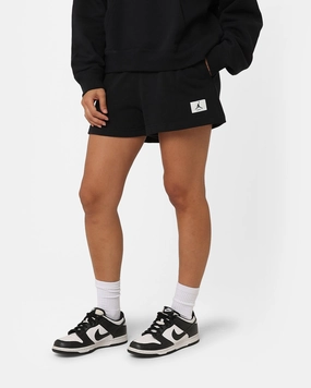 Jordan Women's Flight Fleece Colour-Block Shorts Black/Black swim trunks