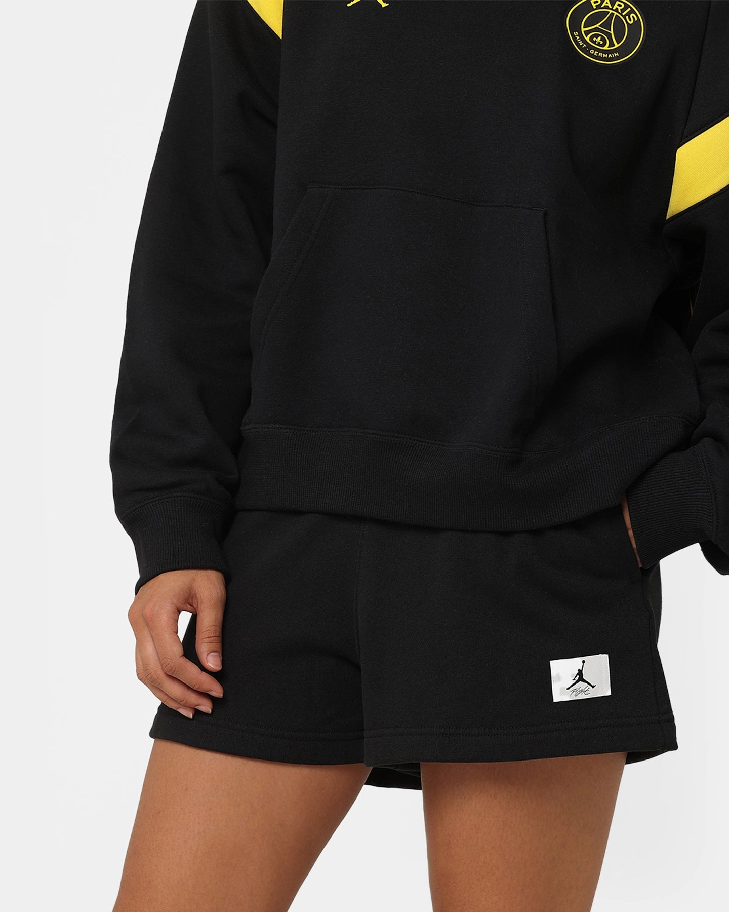 Jordan Women's Flight Fleece Colour-Block Shorts Black/Black scarf AntiOdorTreatment