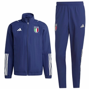 Lightweight Weave Italy training presentation Soccer tracksuit 2023/24 navy - Adidas