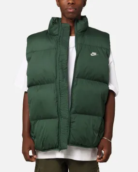 Nike Sportswear Club PrimaLoft? Water-Repellent Puffer Vest Green/White Casual Warmth Low Profile Fasteners