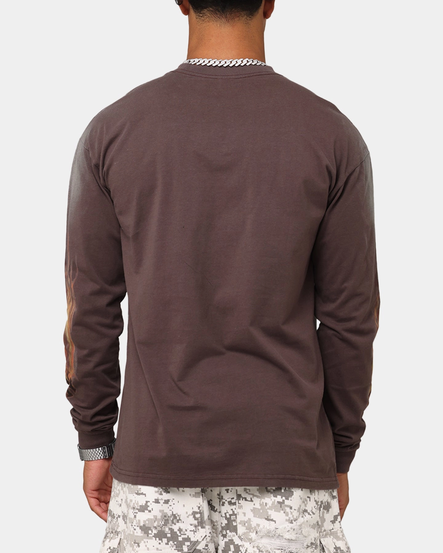 Pantera Pantera Vintage Long Sleeve T-Shirt Dark Brown Breathable Material Sporty essentials