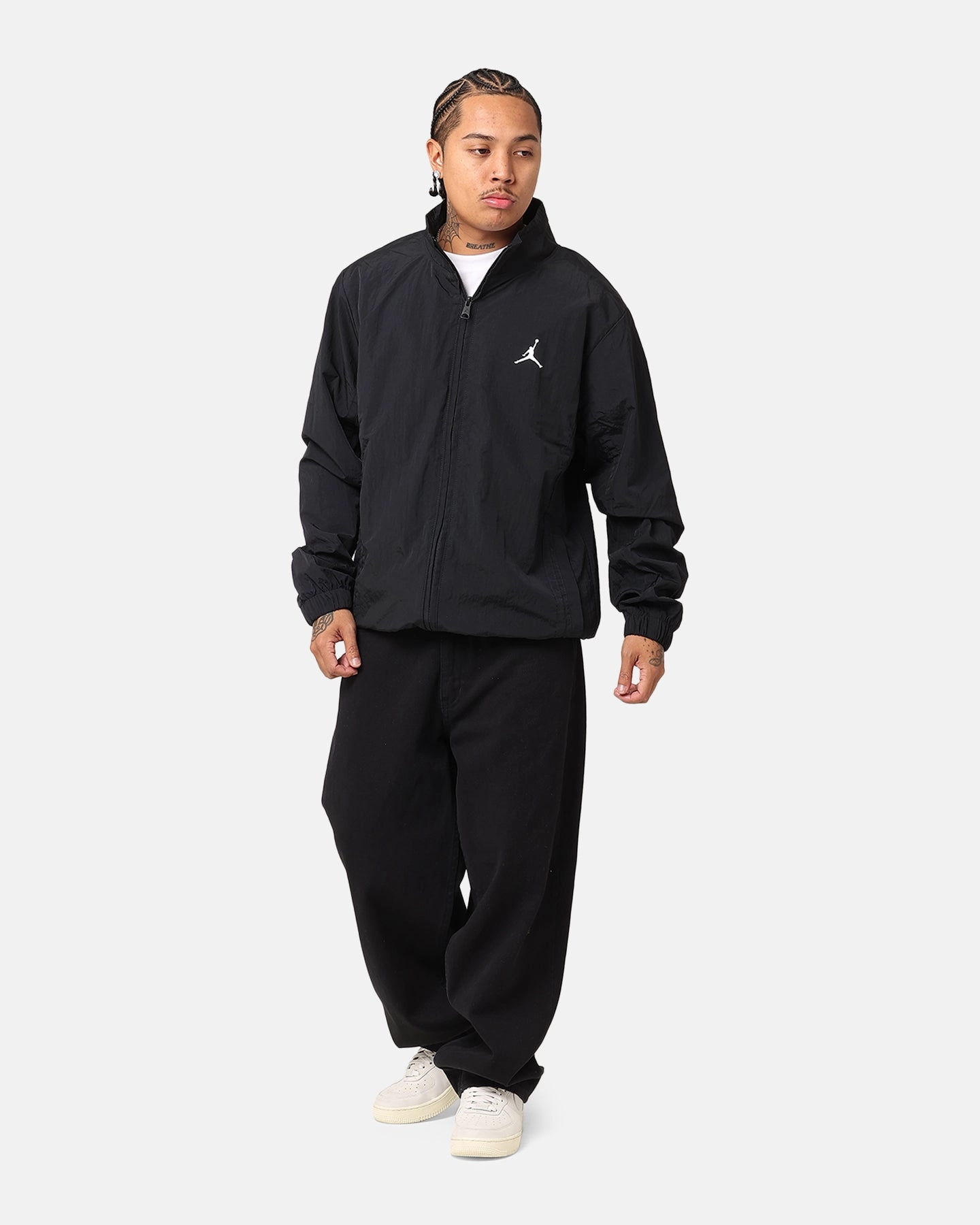 Warm Layer Jordan Essentials Woven Jacket Black/Black/White