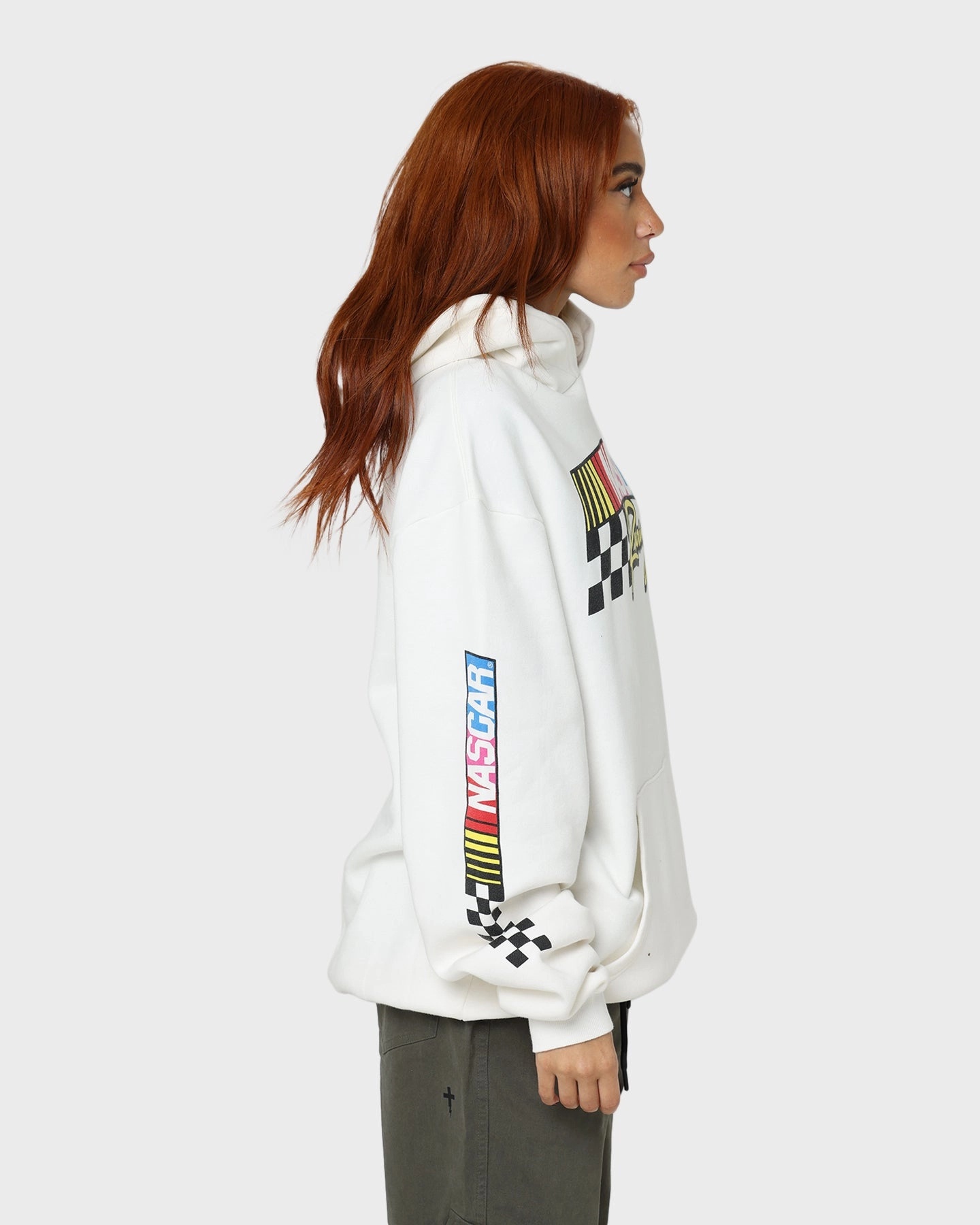 heirloom label NASCAR NASCAR Racing Hoodie Vintage White