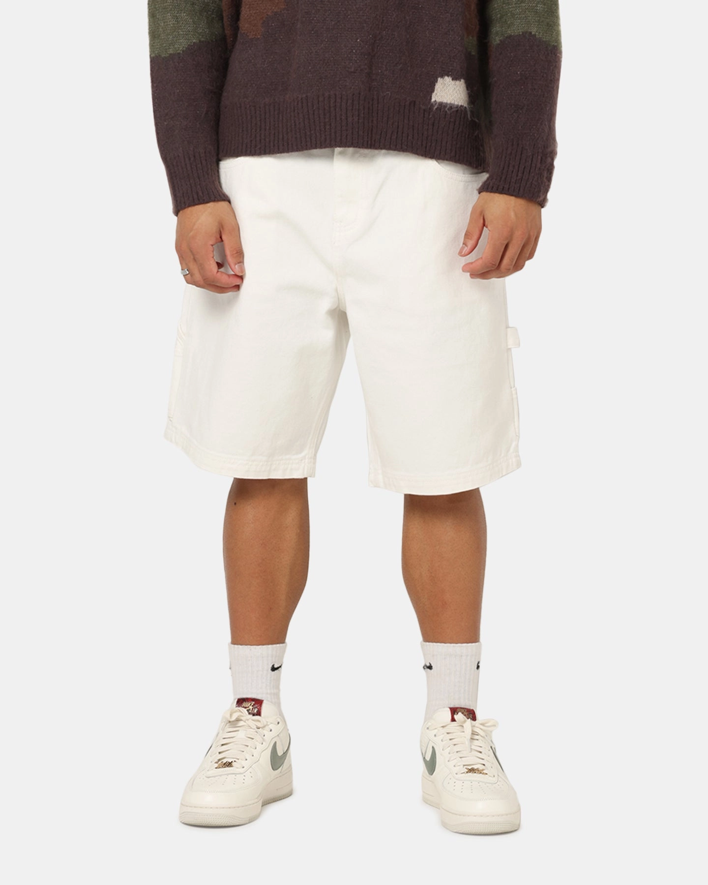 Carre Carpenter Jorts Off White Comfortable Design