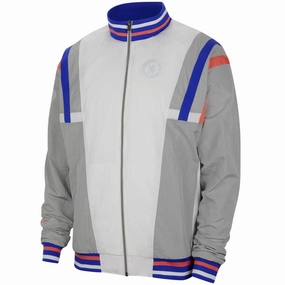 Hypoallergenic Inner Lining Chelsea FC Air Max presentation woven college jacket 2021 - Nike