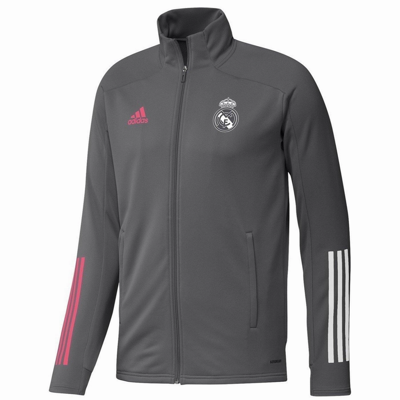 BodyMapped Ventilation glasses venue Real Madrid training presentation Soccer tracksuit 2020/21 - Adidas