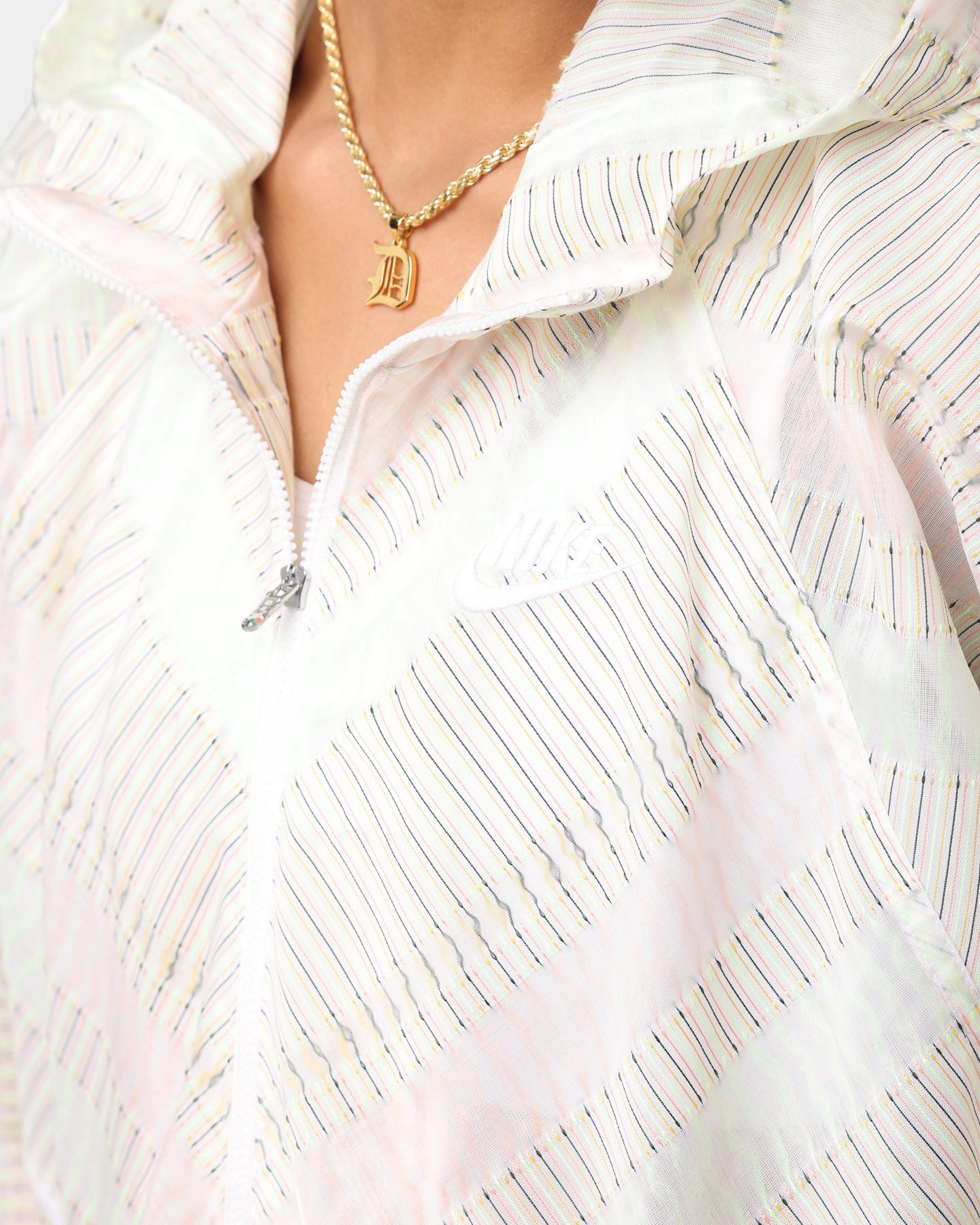 Nike Women's Nike Sportswear Earth Day Zip Up Windrunner Multi-colour/White Game Day