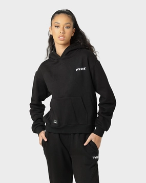 Rugged Outerwear Bonded Shoulder Guards PYRA Women's Optimism Hoodie Black/White