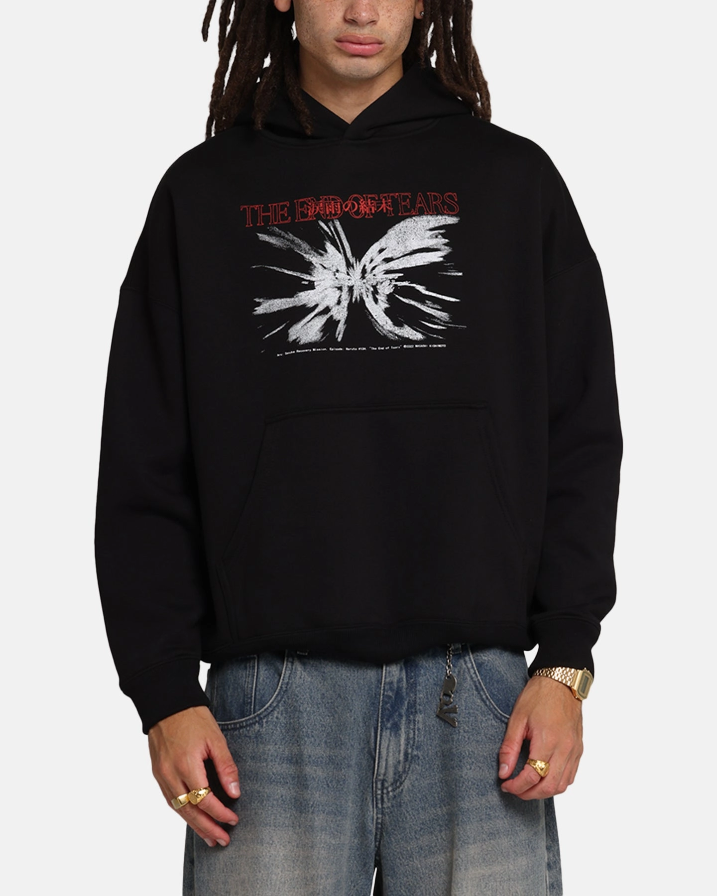 73 Studio X Naruto The End Of Tears Premium Hoodie Black Date night On-The-Go Style