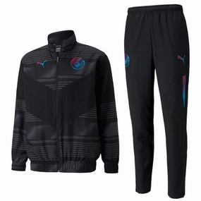 Manchester City pre-match woven presentation tracksuit 2022 - Puma Diamond AbrasionResistant Material