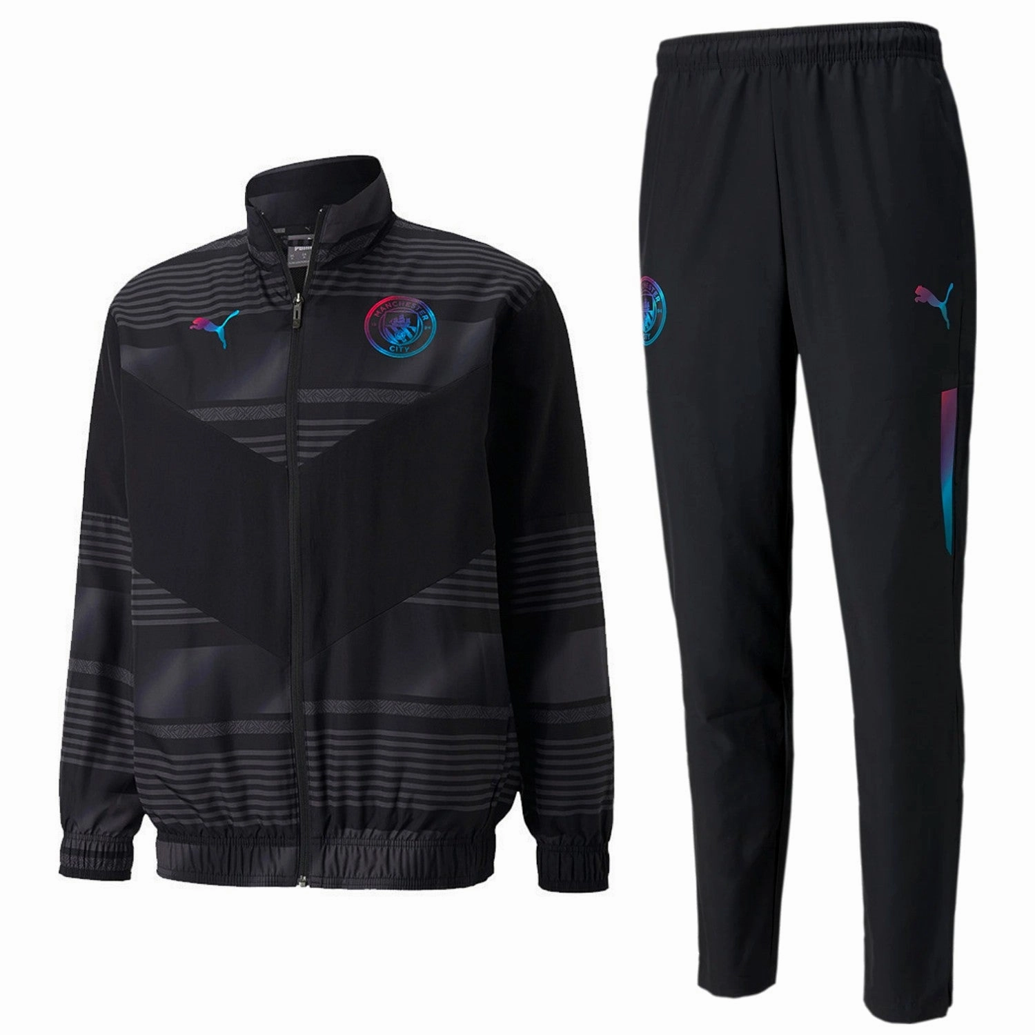 Flexible Manchester City pre-match woven presentation tracksuit 2022 - Puma