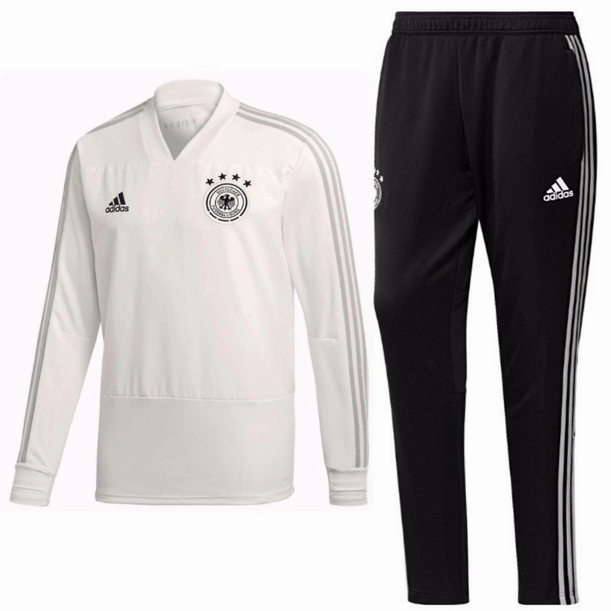 Germany Technical Hybrid Sweat Soccer Tracksuit 2018/19 - Adidas Dynamic Flex Panels
