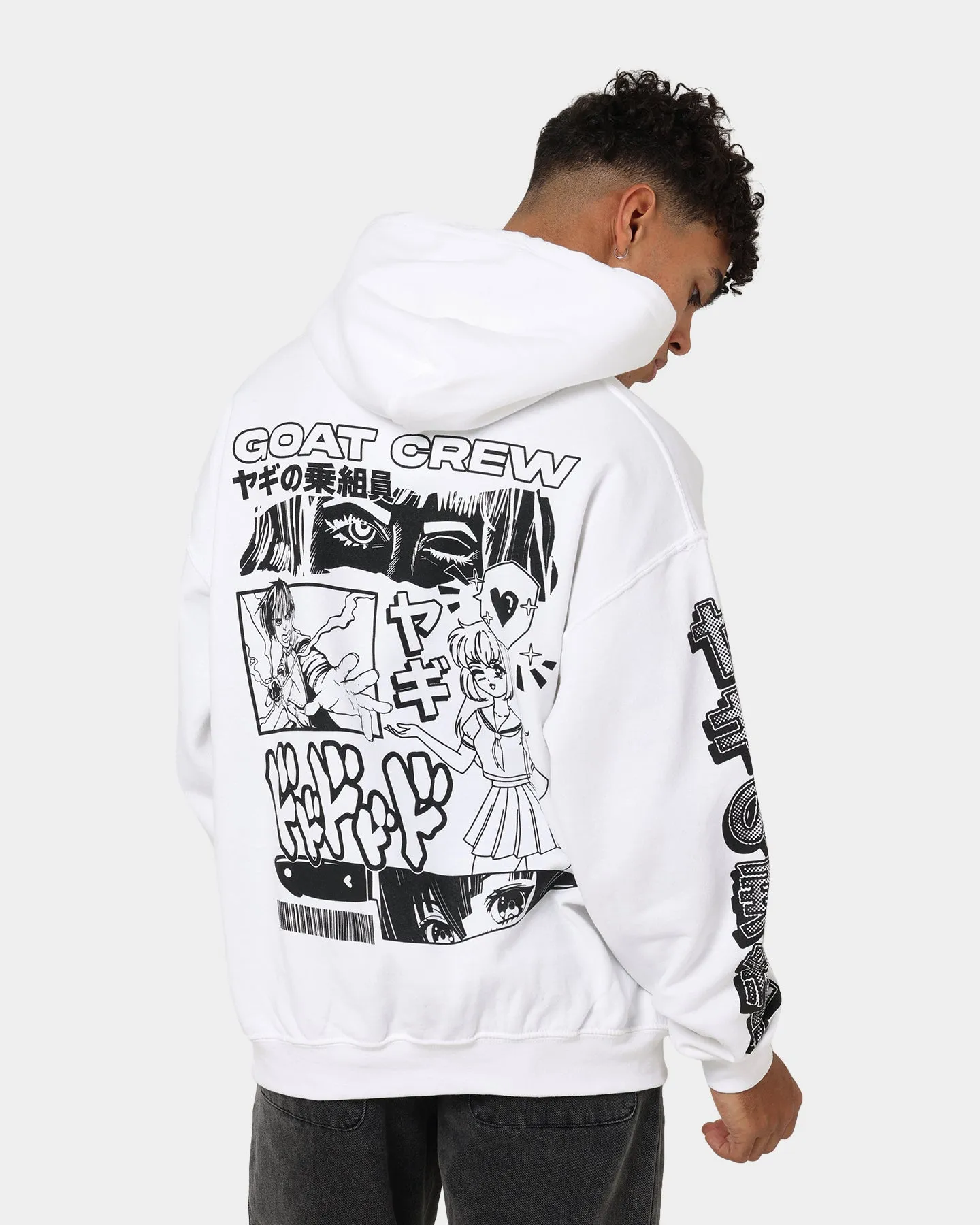 Thermoregulating Insulation Goat Crew Niseko Hoodie White