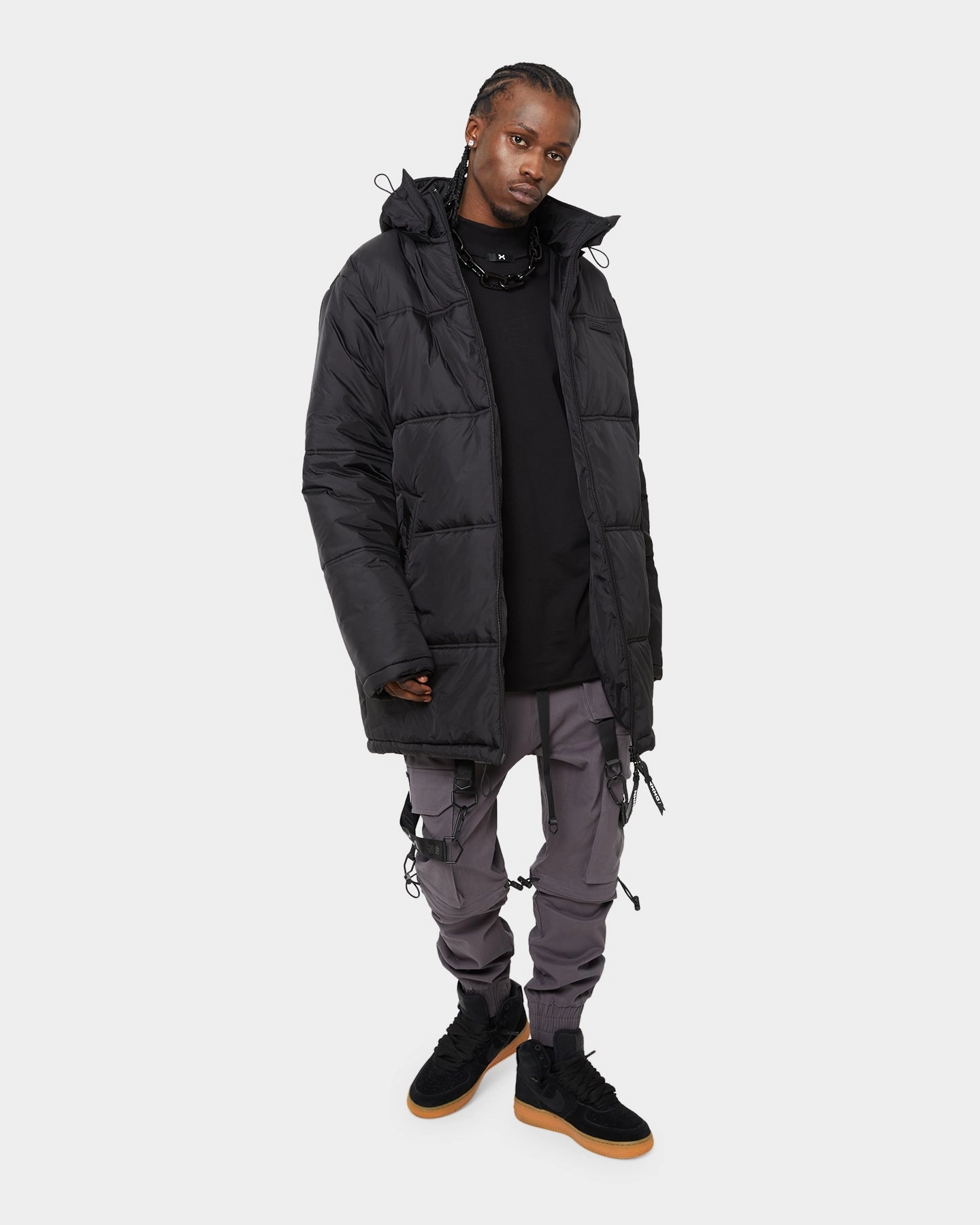 Abrasion Resistant Material DXXMLIFE L-3 LXngline Puffer Black