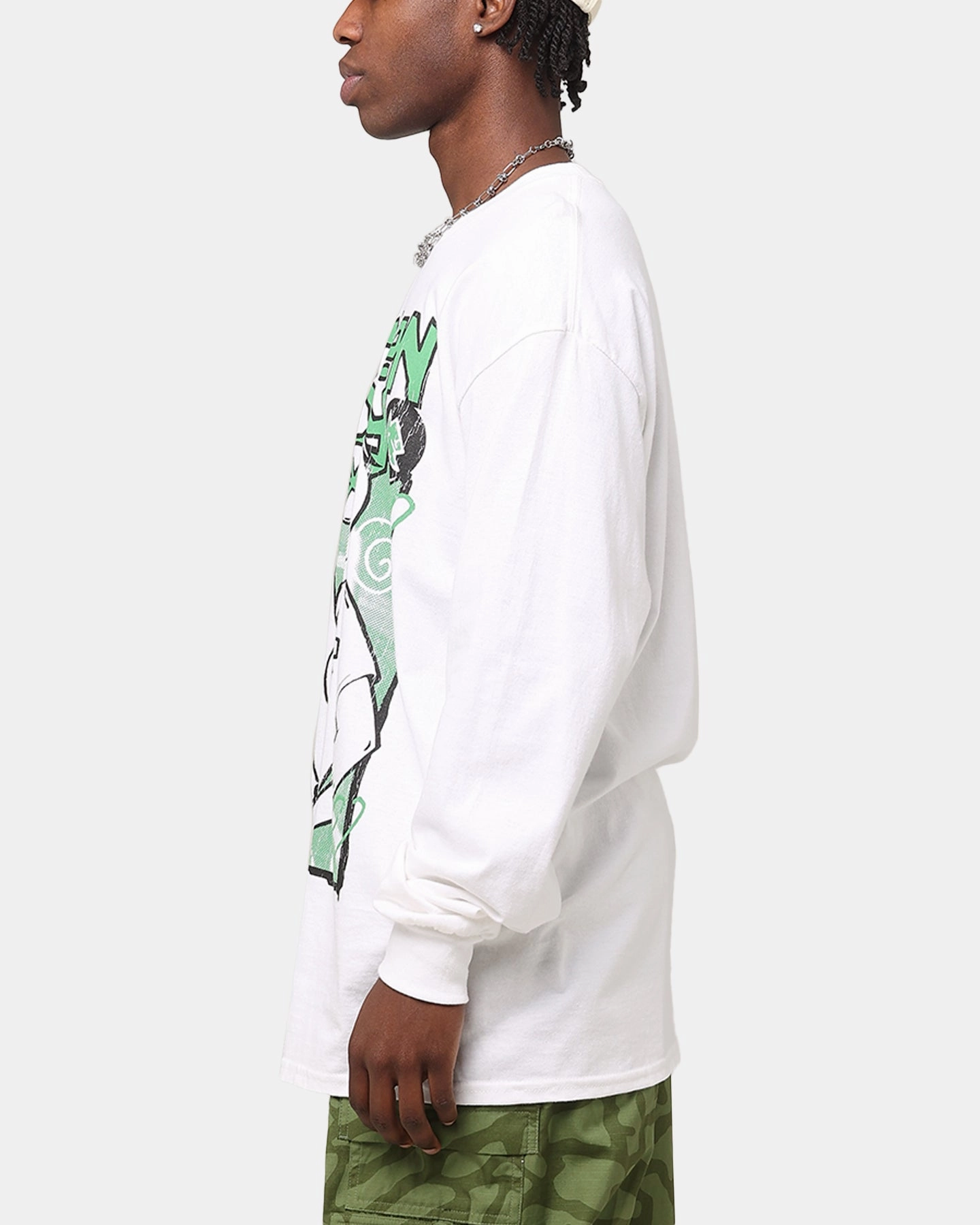 Stylish Everyday Wear Green Day Kerplunk Long Sleeve T-Shirt White