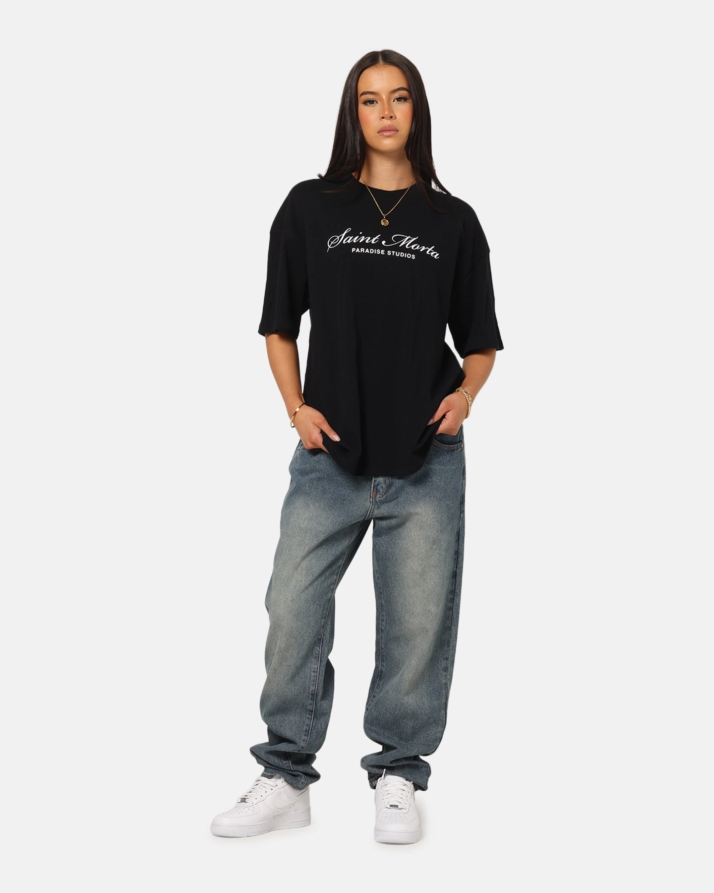 Saint Morta Psykhe Jeans Dirty Denim Premium Professional Wear Unisex Wear