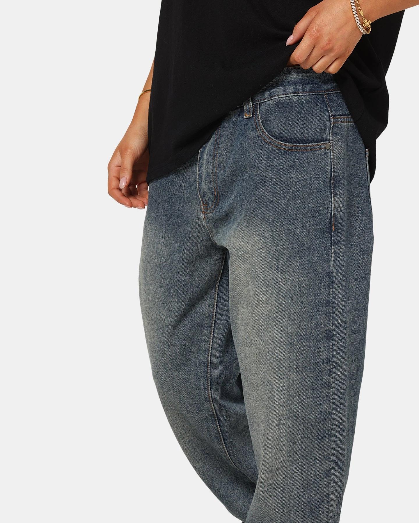 Smart Wardrobe Smooth Feel Saint Morta Psykhe Jeans Dirty Denim