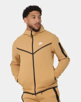 Long-sleeved sailors Nike Nike Sportswear Tech Fleece Full Zip Hoodie Elemental Gold