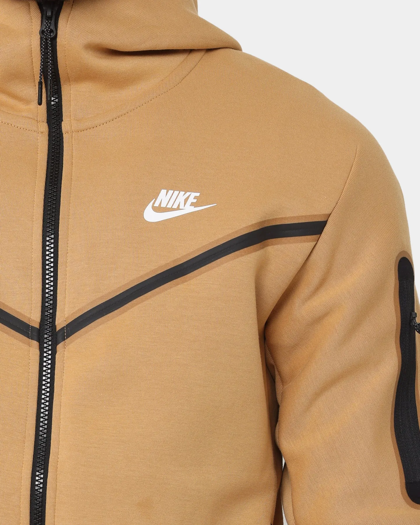Free Motion Design Nike Nike Sportswear Tech Fleece Full Zip Hoodie Elemental Gold