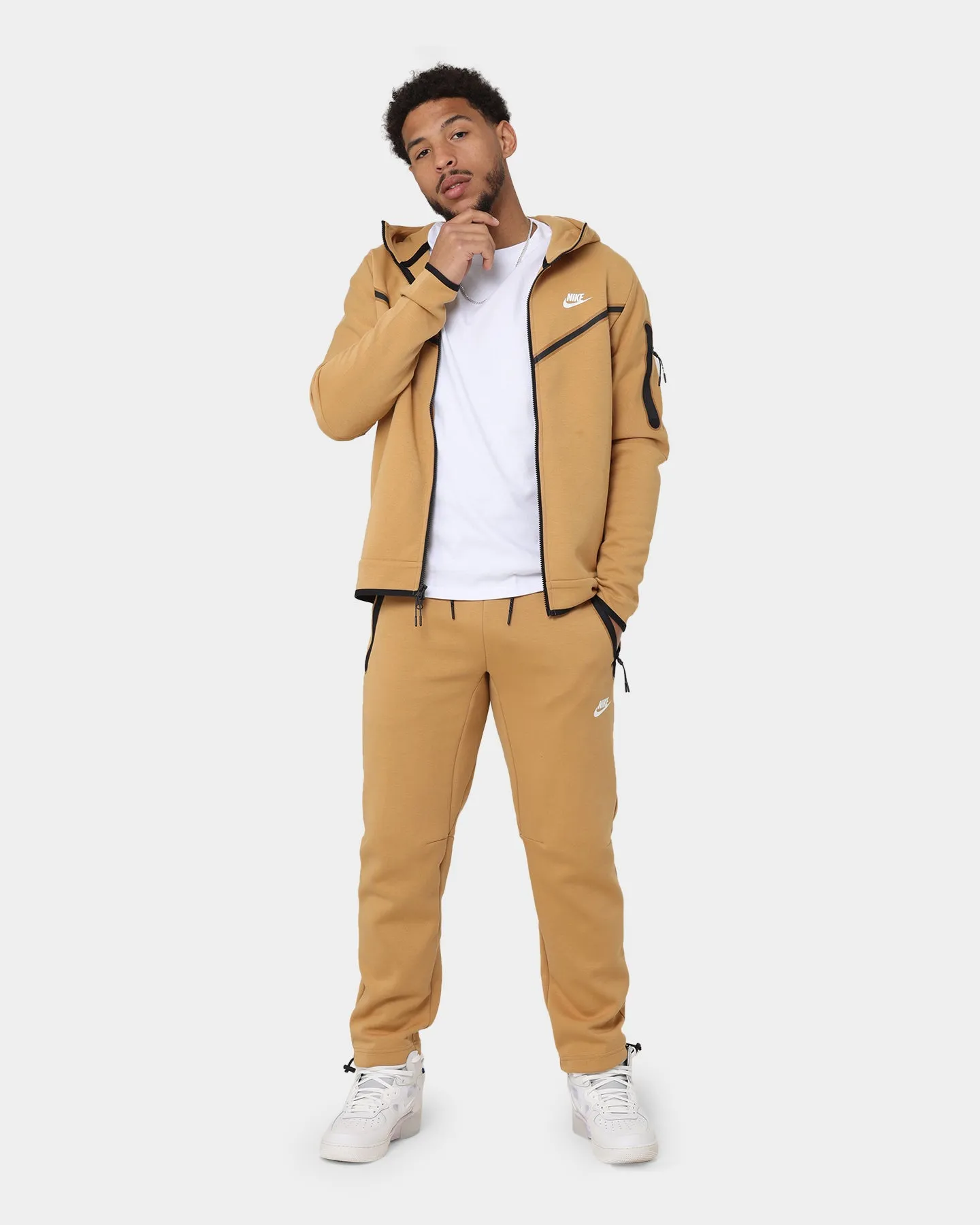 Nike Nike Sportswear Tech Fleece Full Zip Hoodie Elemental Gold Cold-Weather Comfort