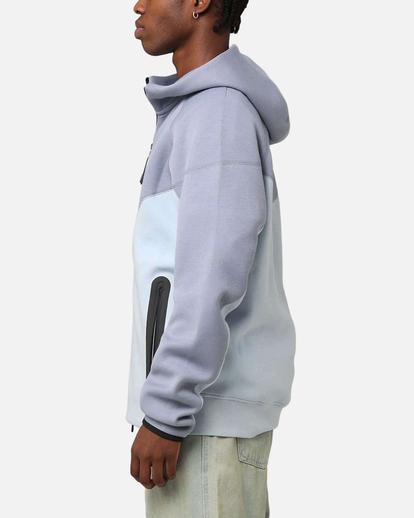 Nike Sportswear Tech Fleece Windrunner Full-Zip Hoodie Jacket Light Armoury Blue Passion Stylish