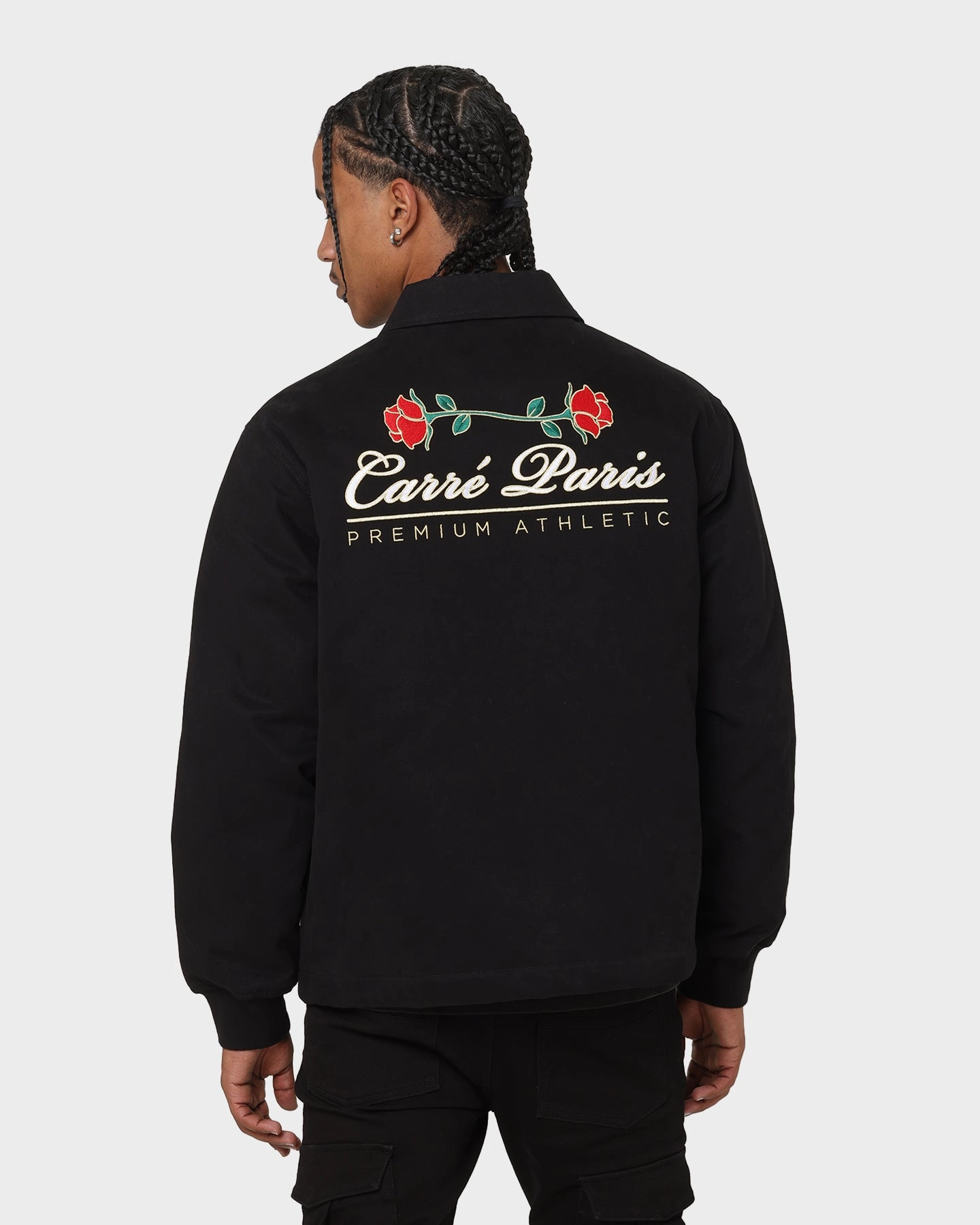 Carr?? Rose Work Jacket Black Brown construction workers