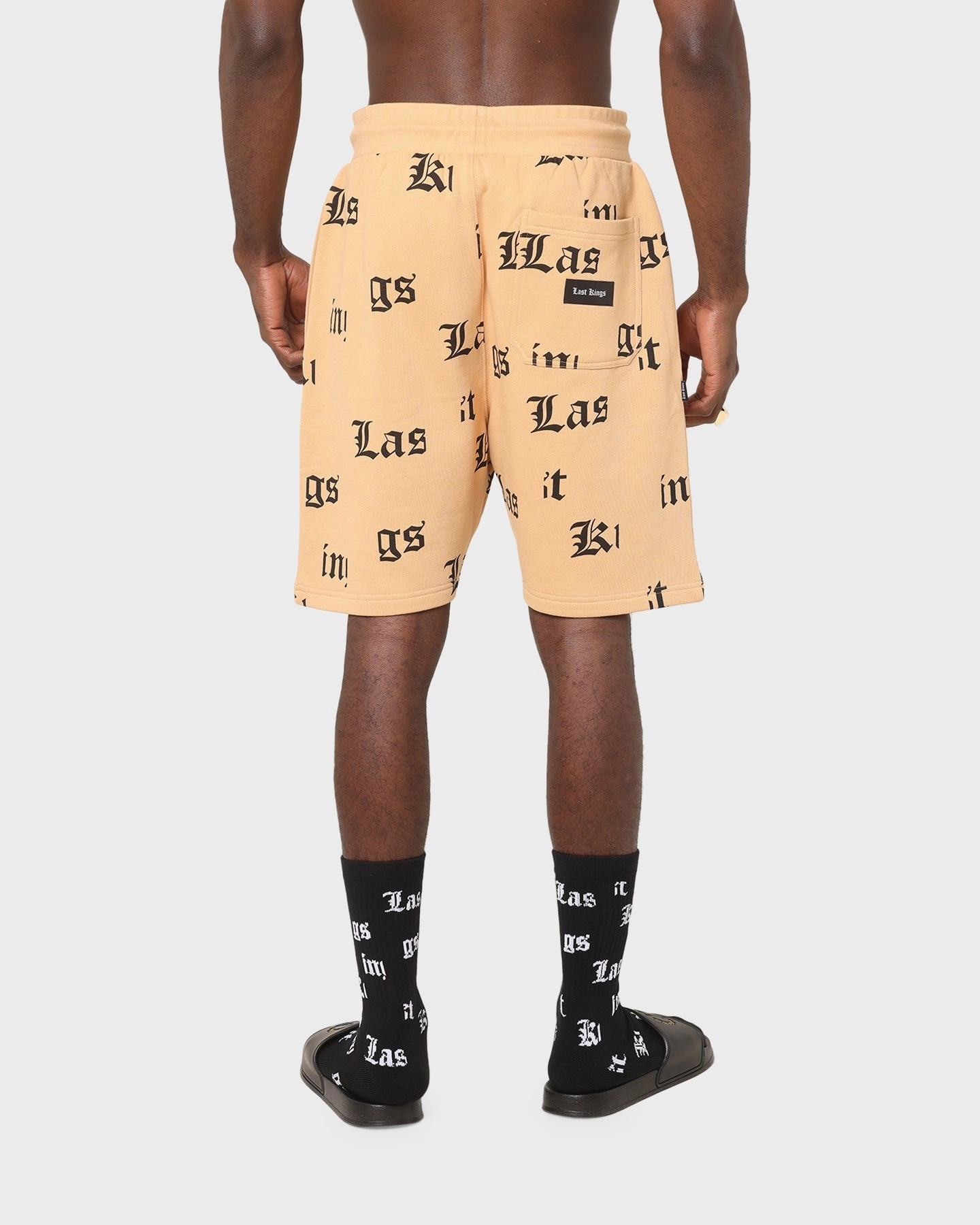 Last Kings Fragment Sweat Shorts Sand Trendy Fit