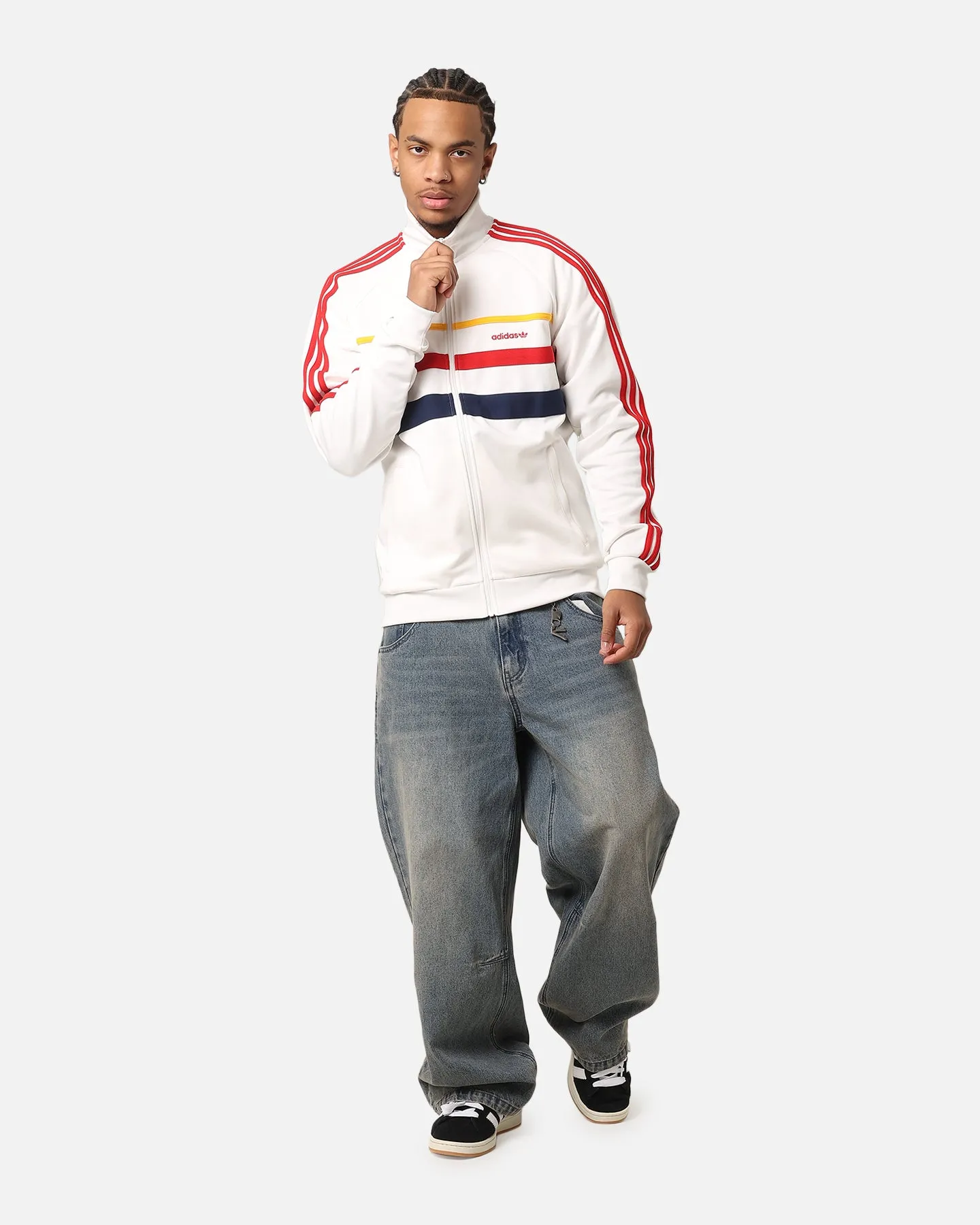 Adidas First Track Jacket Cloud White Chic Look