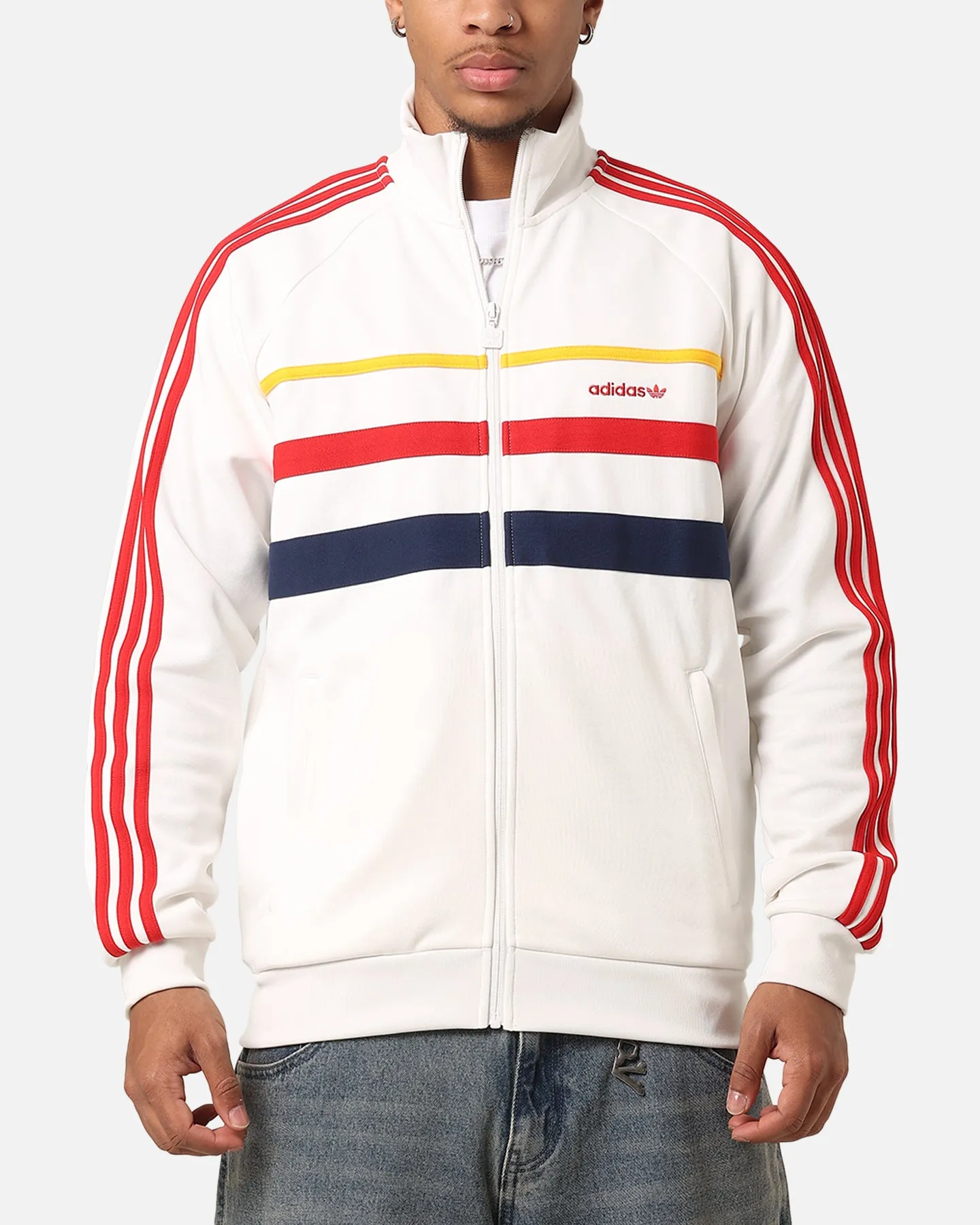 Adidas First Track Jacket Cloud White Rain Fit