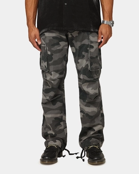 XXIII Torrent Cargo Pant Washed Black Camo Trendy Layering