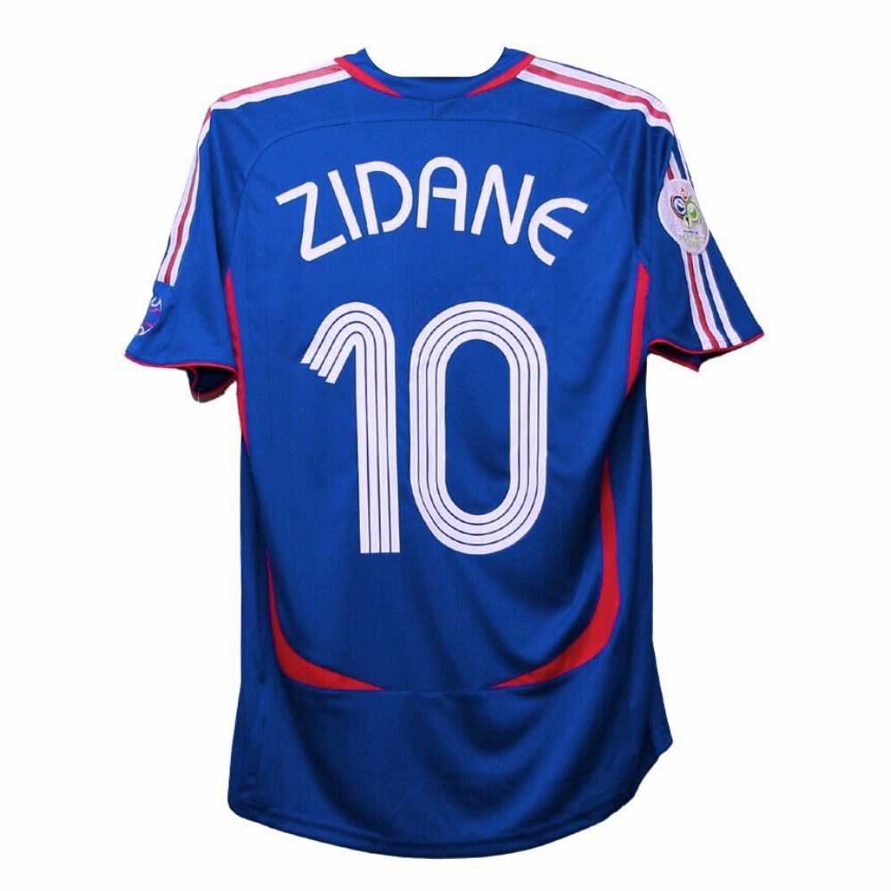 France 2006 Home Jersey World Cup Zero Chafe Technology Quick Comfort