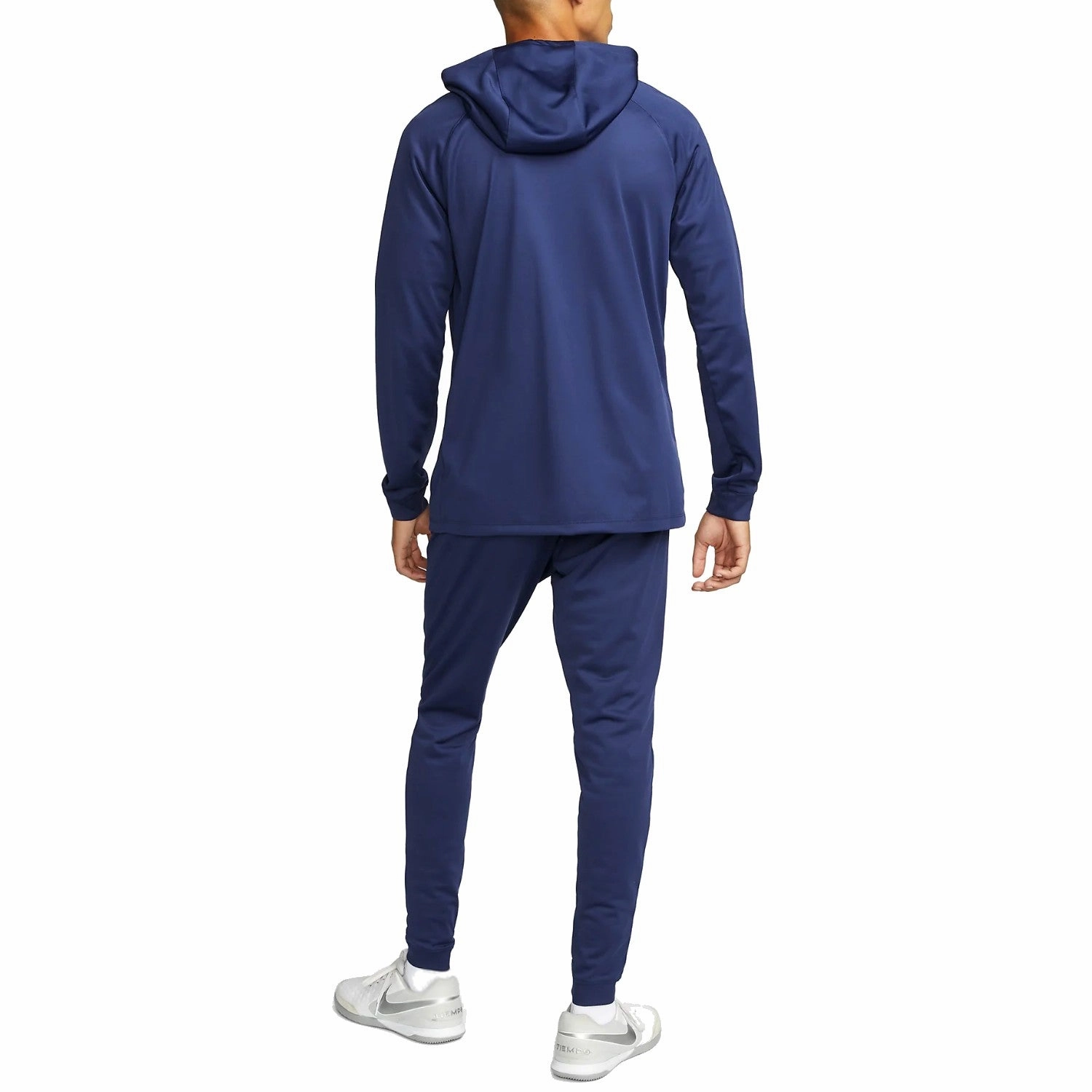NonRestrictive Fit France navy hooded presentation Soccer tracksuit 2022/23 - Nike