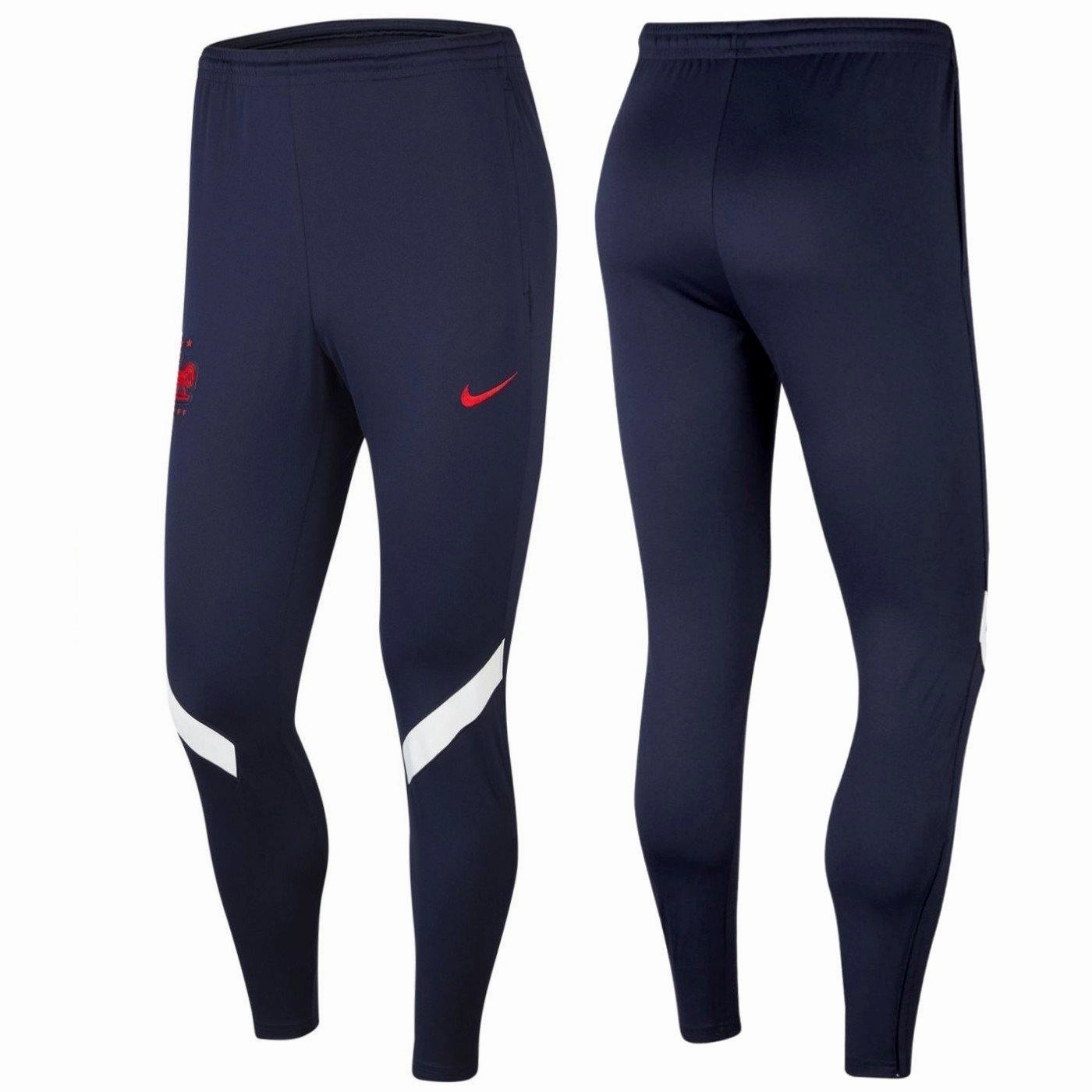 France training presentation Soccer tracksuit 2020/21 navy - Nike OdorResistant Treatment