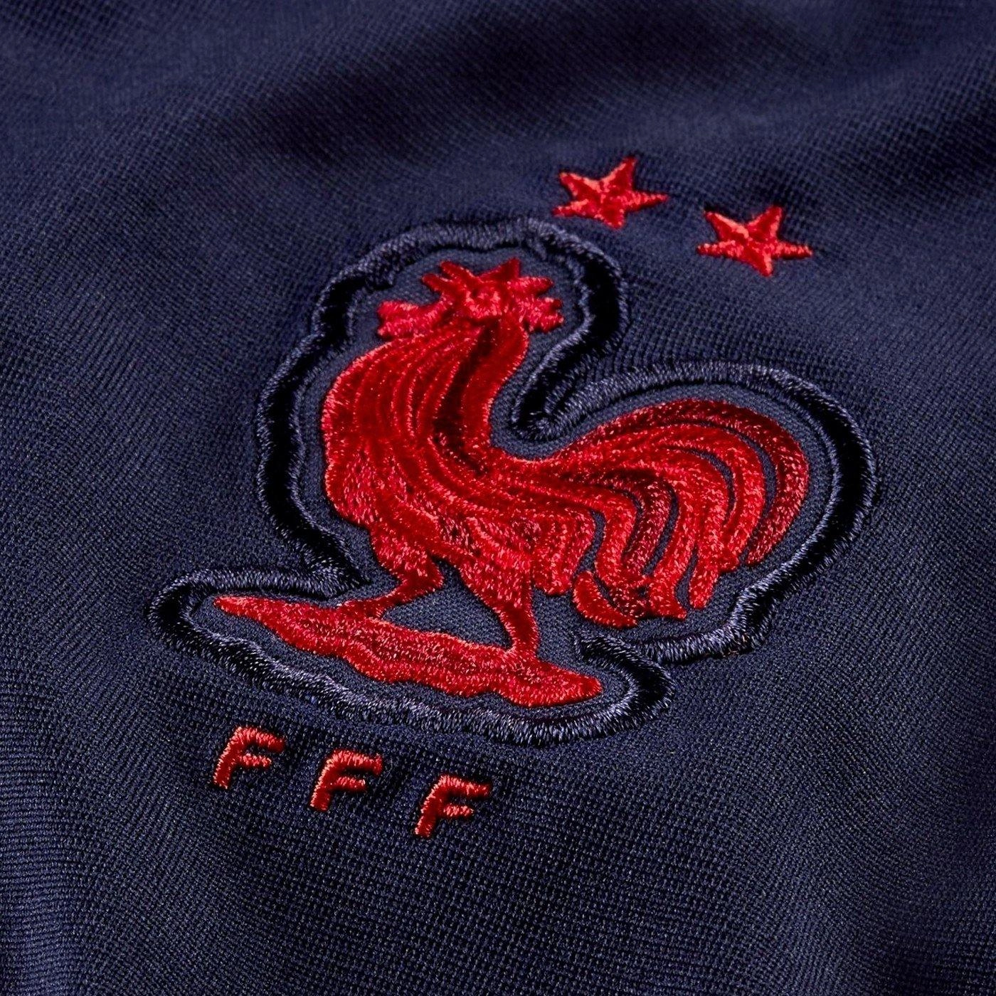 France training presentation Soccer tracksuit 2020/21 navy - Nike TearResistant