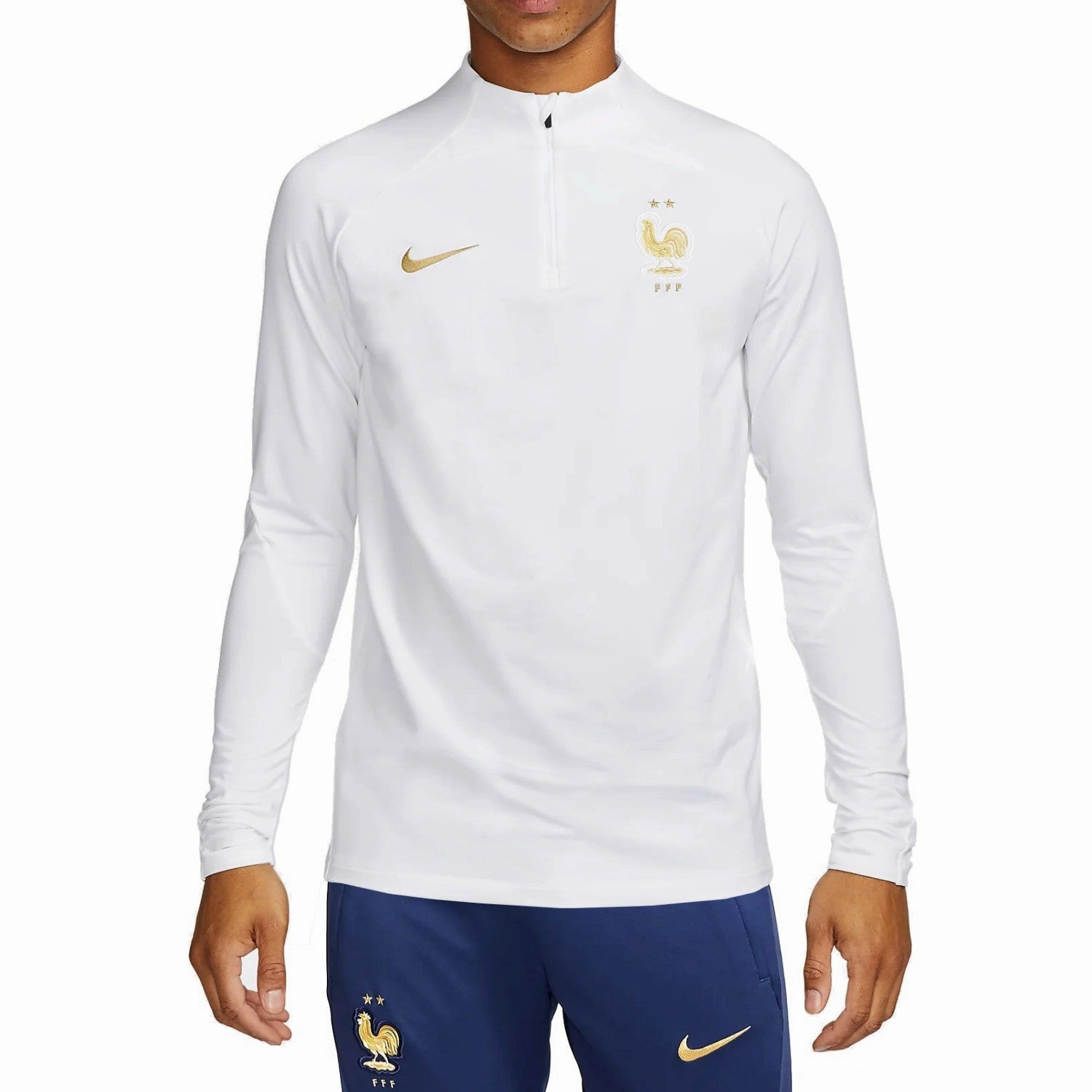 MoistureWicking Technology Comfort Stretch France training technical Soccer tracksuit 2022/23 - Nike