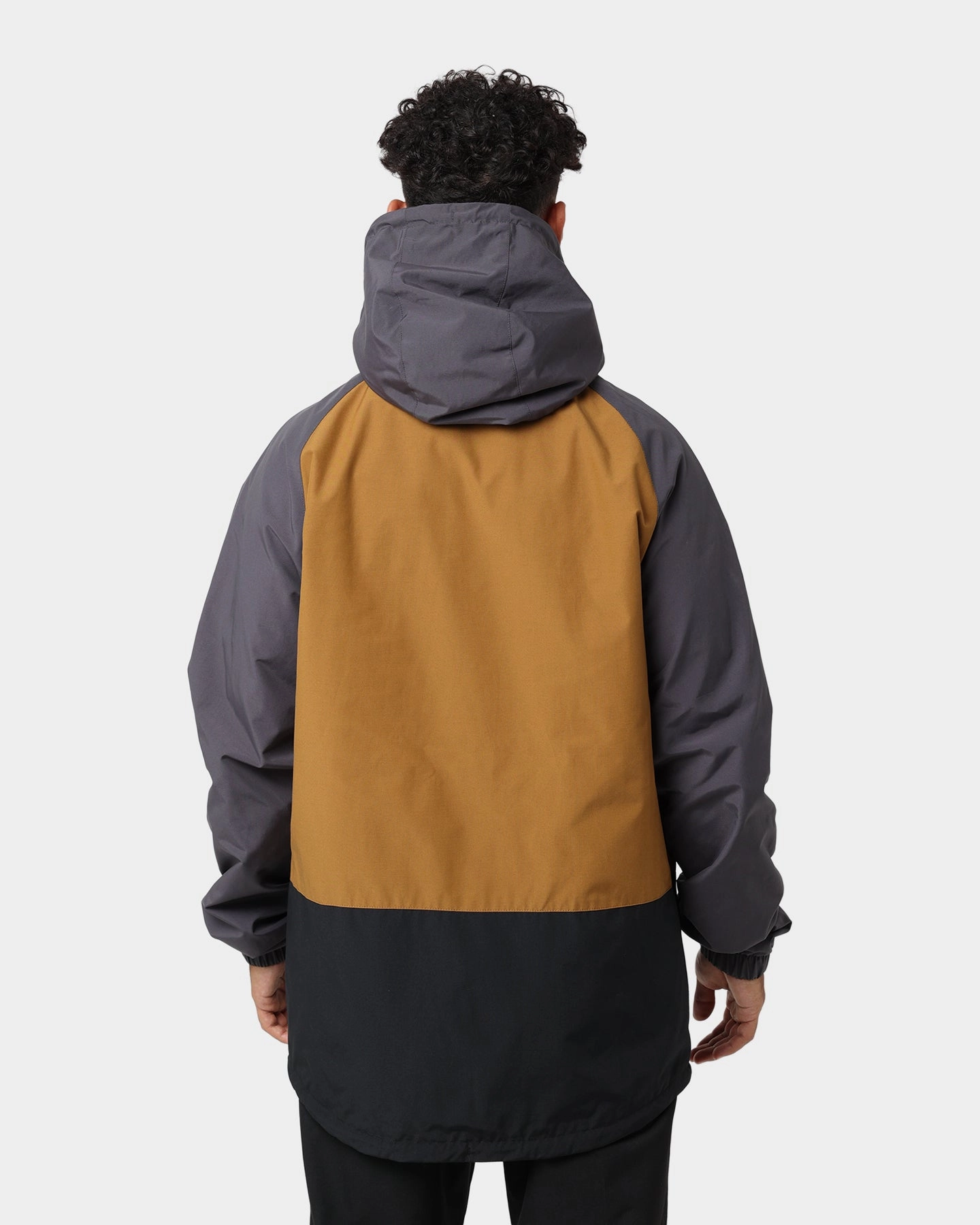 Fred Perry Colour Block Sailing Jacket Gunmetal Mittens